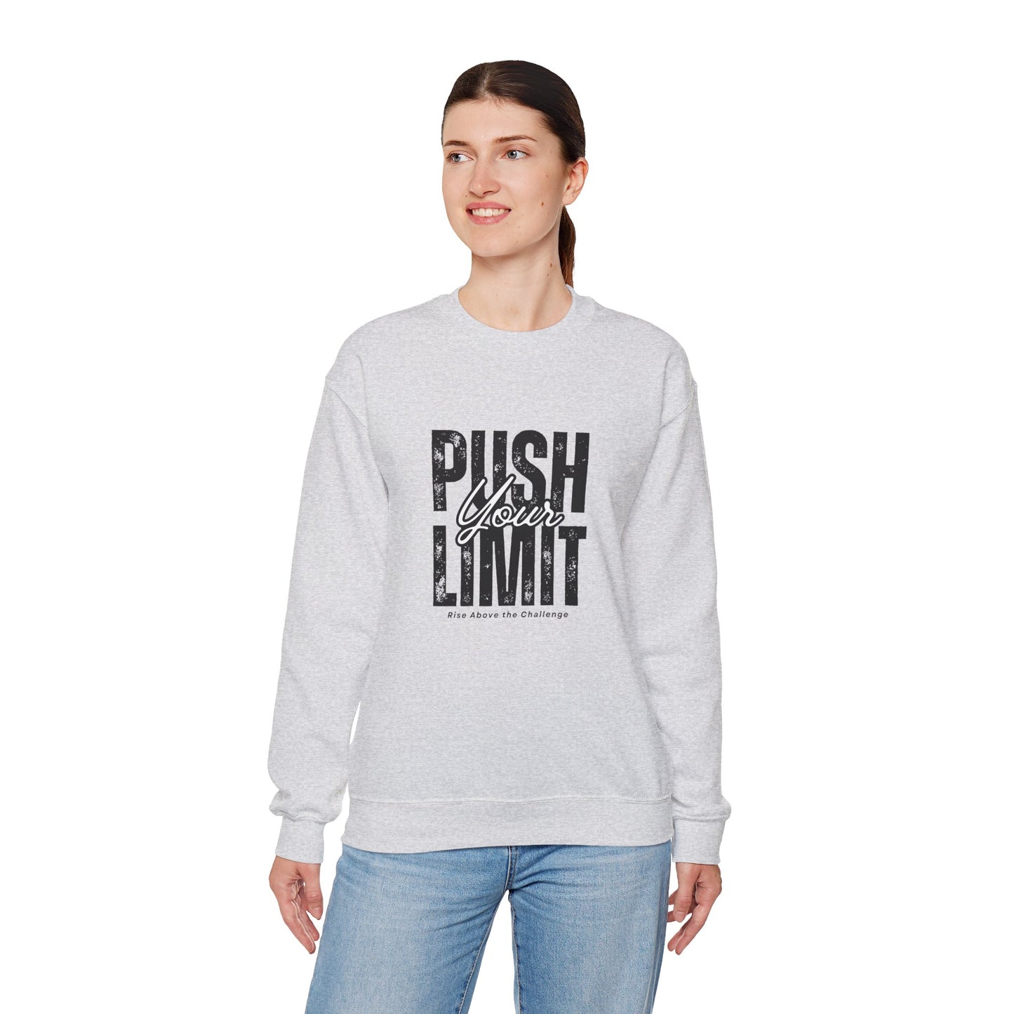 Push Your Limit - Unisex Heavy Blend™ Crewneck Sweatshirt - 10595