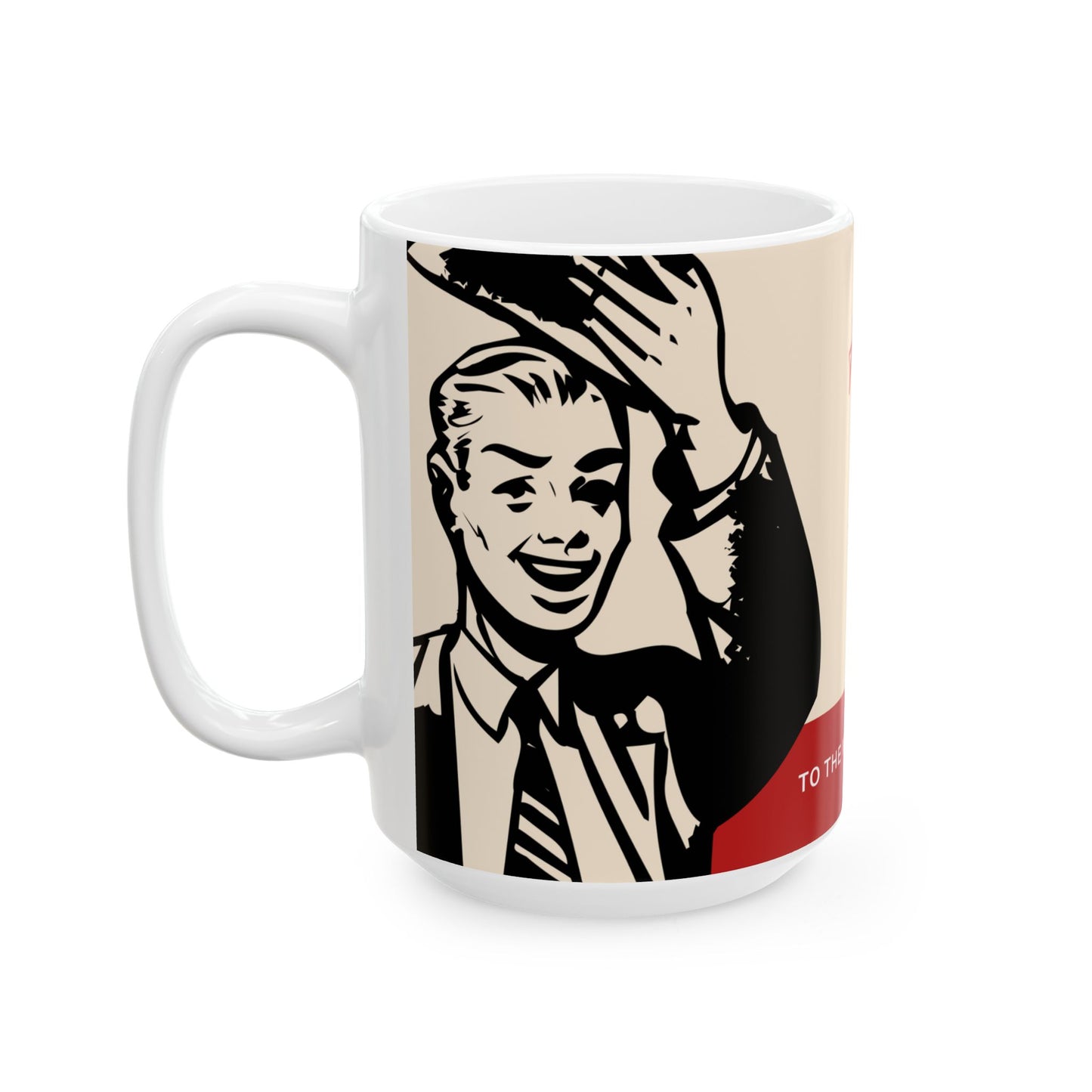 Father's Day Ceramic Mug, Inspirational Gift, Coffee Cup for Dad, Unique Father's Day Present, Tea Mug for Men, Personalized Mug - 14036