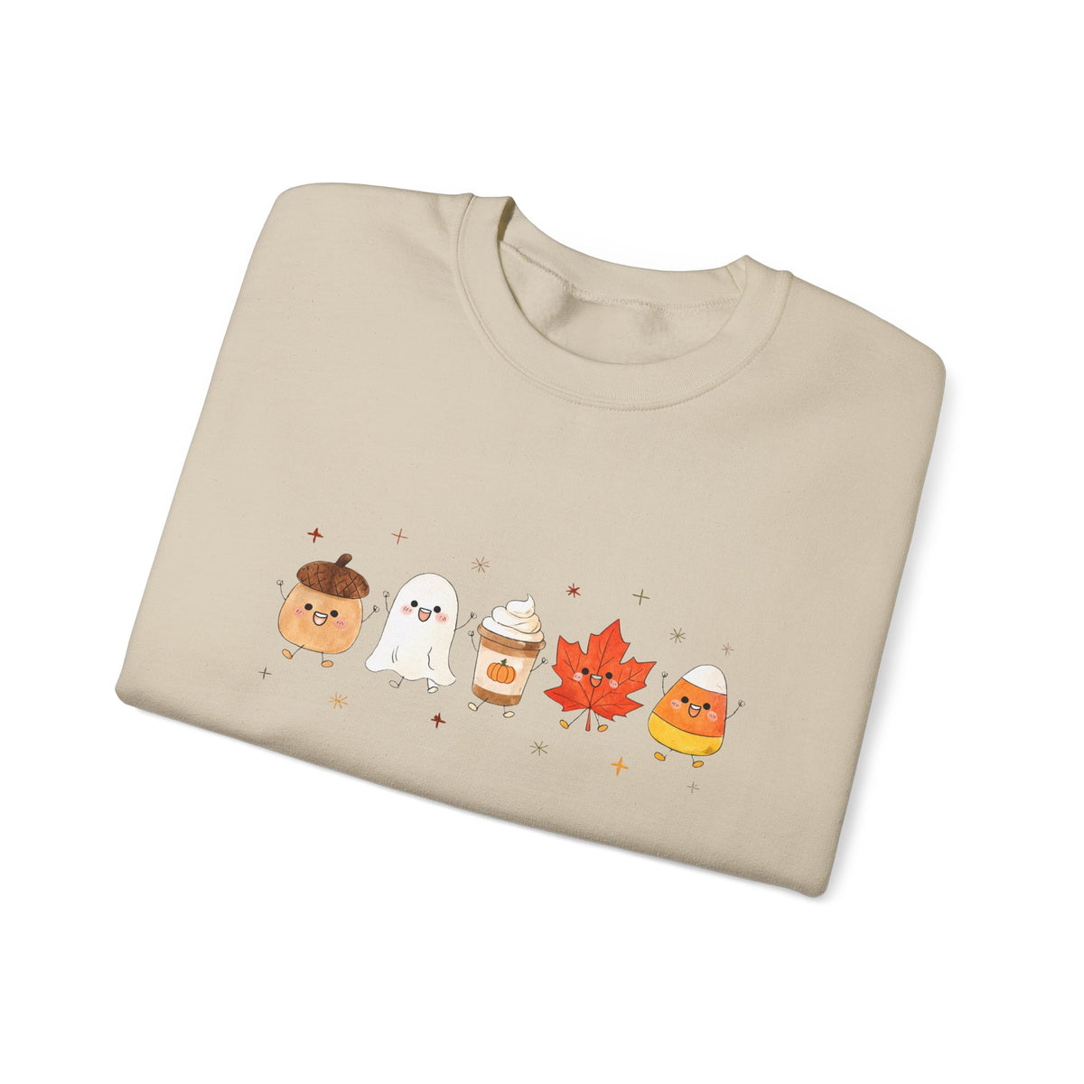 Cute Fall Harvest Sweatshirt, Ghost, Pumpkin Spice & Autumn Crewneck - 14534