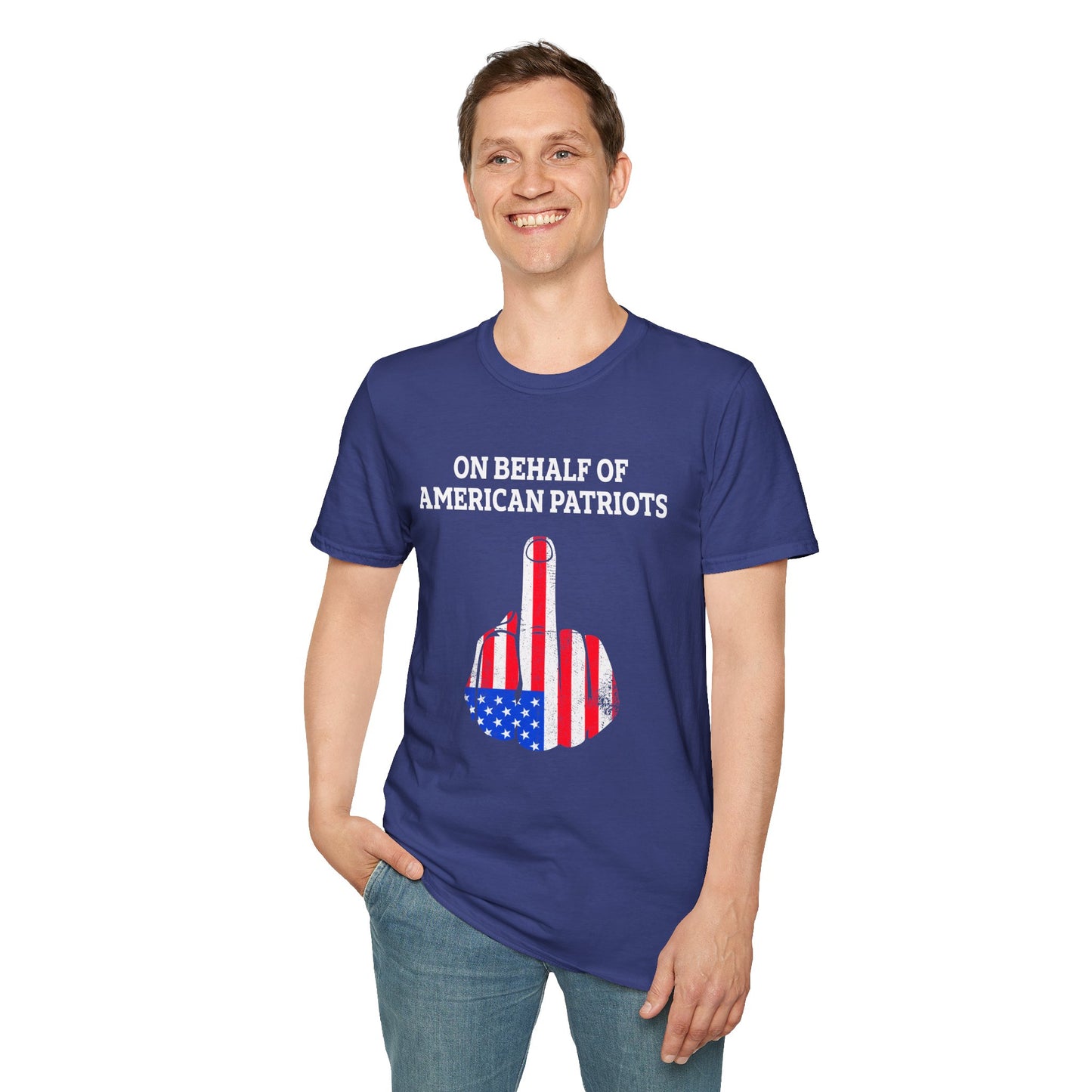 Patriotic Graphic Tee, Funny T-Shirt for Freedom Lovers, Gift for Veterans, Independence Day Wear, Casual Everyday Style - 13653