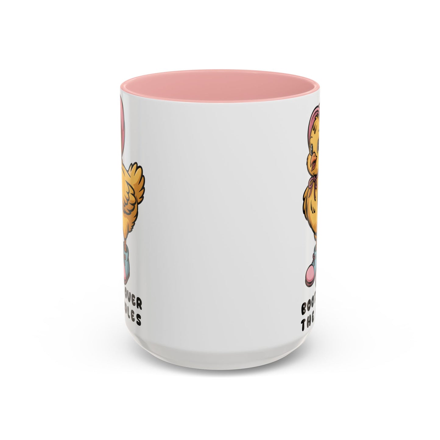 Boots Over The Rules Chick Mug – Cute Chicken Coffee Mug Funny Gift 11/15oz - 14862