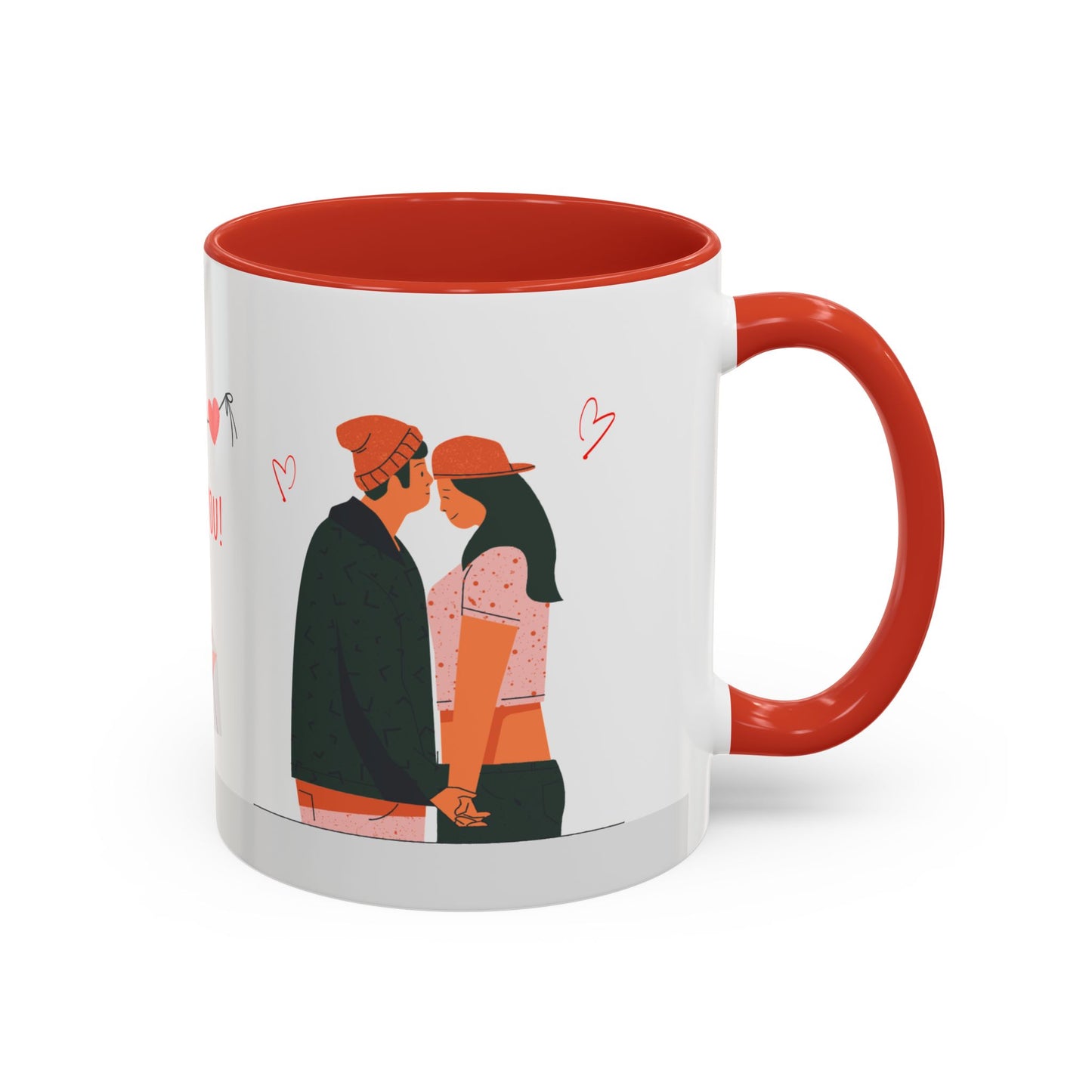 I love You - Accent Coffee Mug (11, 15oz) - 11136