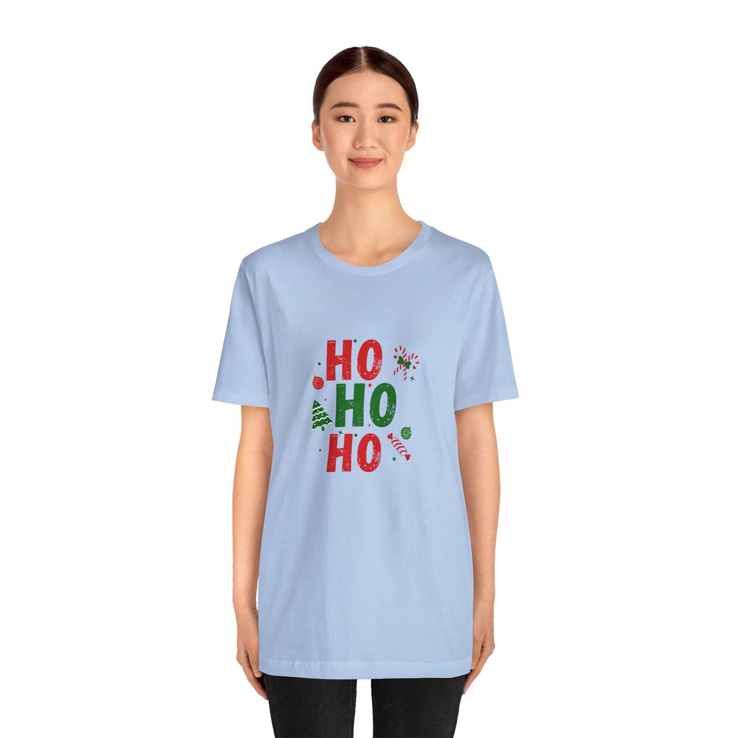 Ho Ho Ho - Unisex Jersey Short Sleeve Tee - 10534