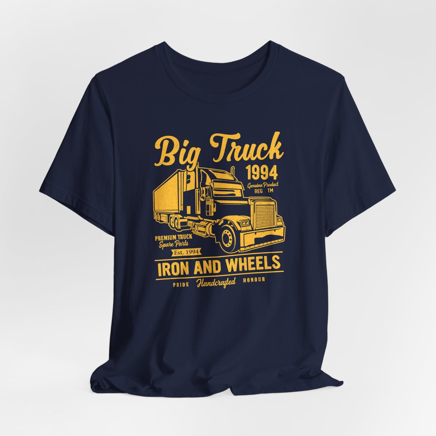 Car & Truck: Big Truck, Iron & Wheels - Unisex Jersey Short Sleeve Tee