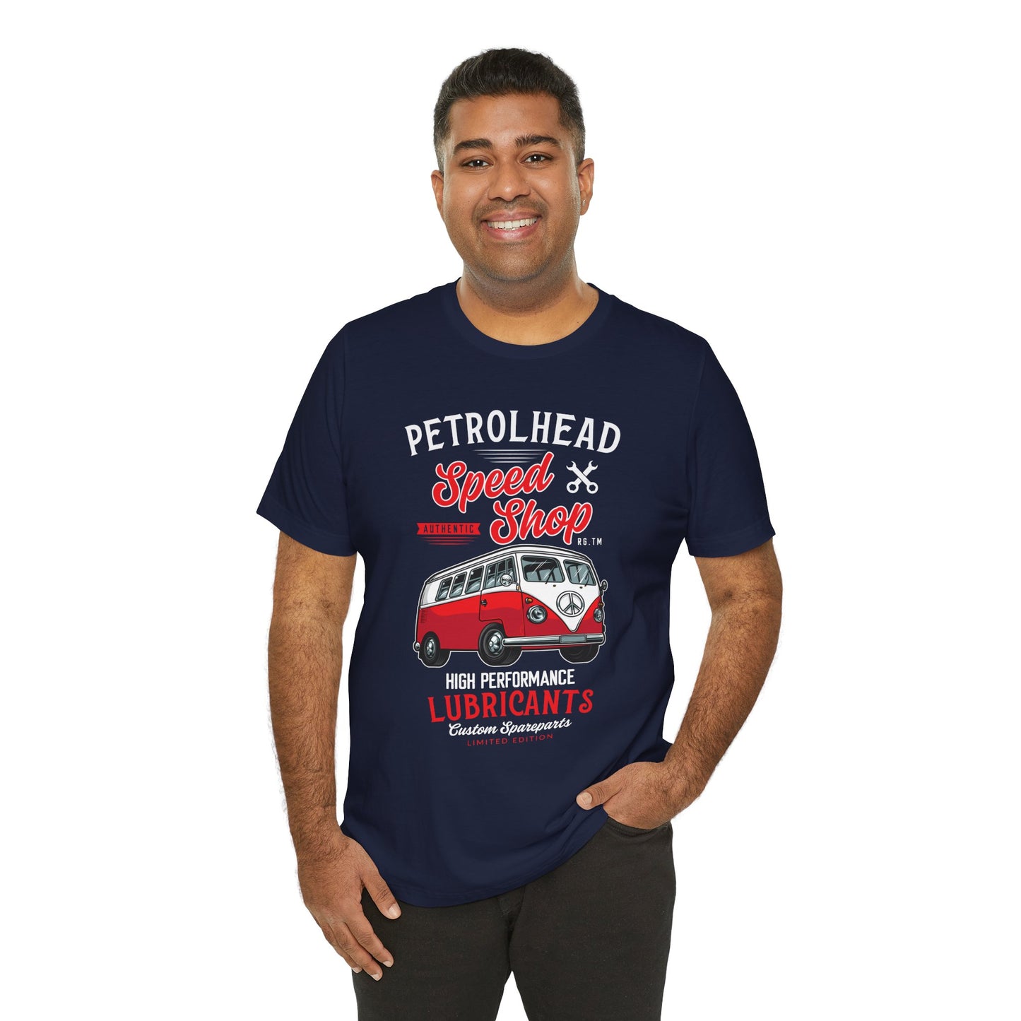 Petrolhead, Speed Shop - Unisex Jersey Short Sleeve Tee