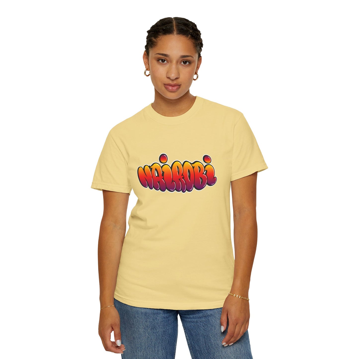 Nairobi Graphic T-Shirt - Unisex Garment-Dyed Tee - 12181