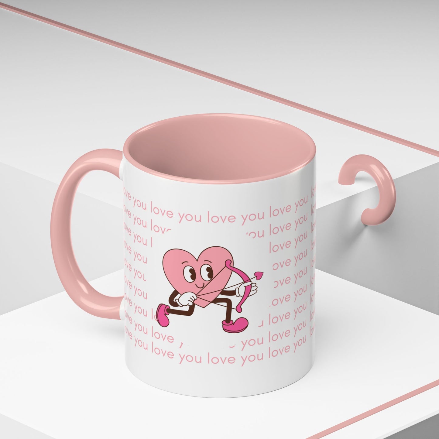 Valentine's, Love You - Accent Coffee Mug (11, 15oz) - 11471