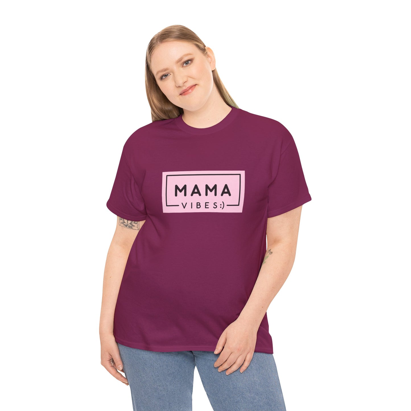 Mama Vibes - Unisex Heavy Cotton Tee - 11771
