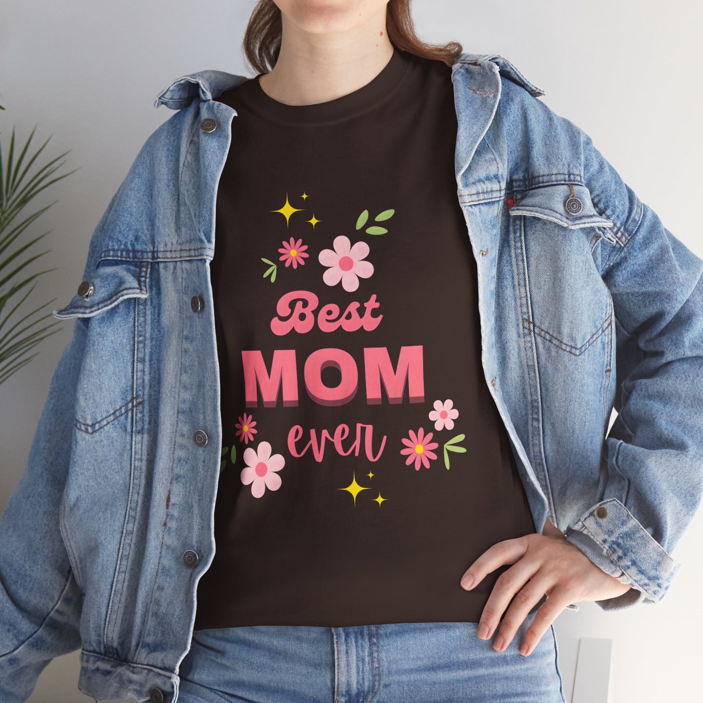 Best Mom Ever Shirt – Floral Mother’s Day Gift Tee - 14878