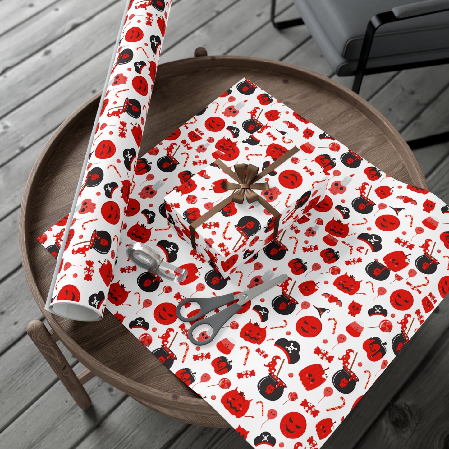 Red Halloween - Gift Wrap Papers