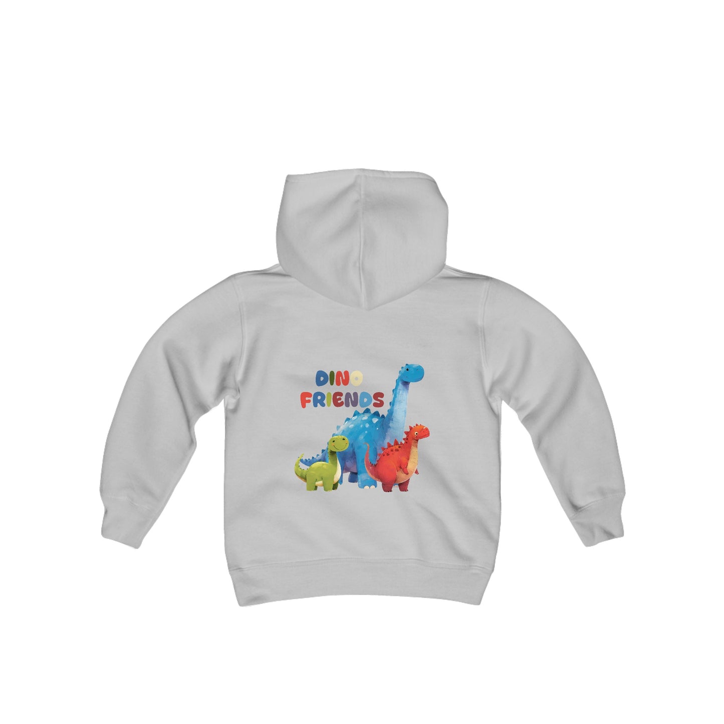 Dino Friends in Gobi - Youth Heavy Blend Hooded Sweatshirt