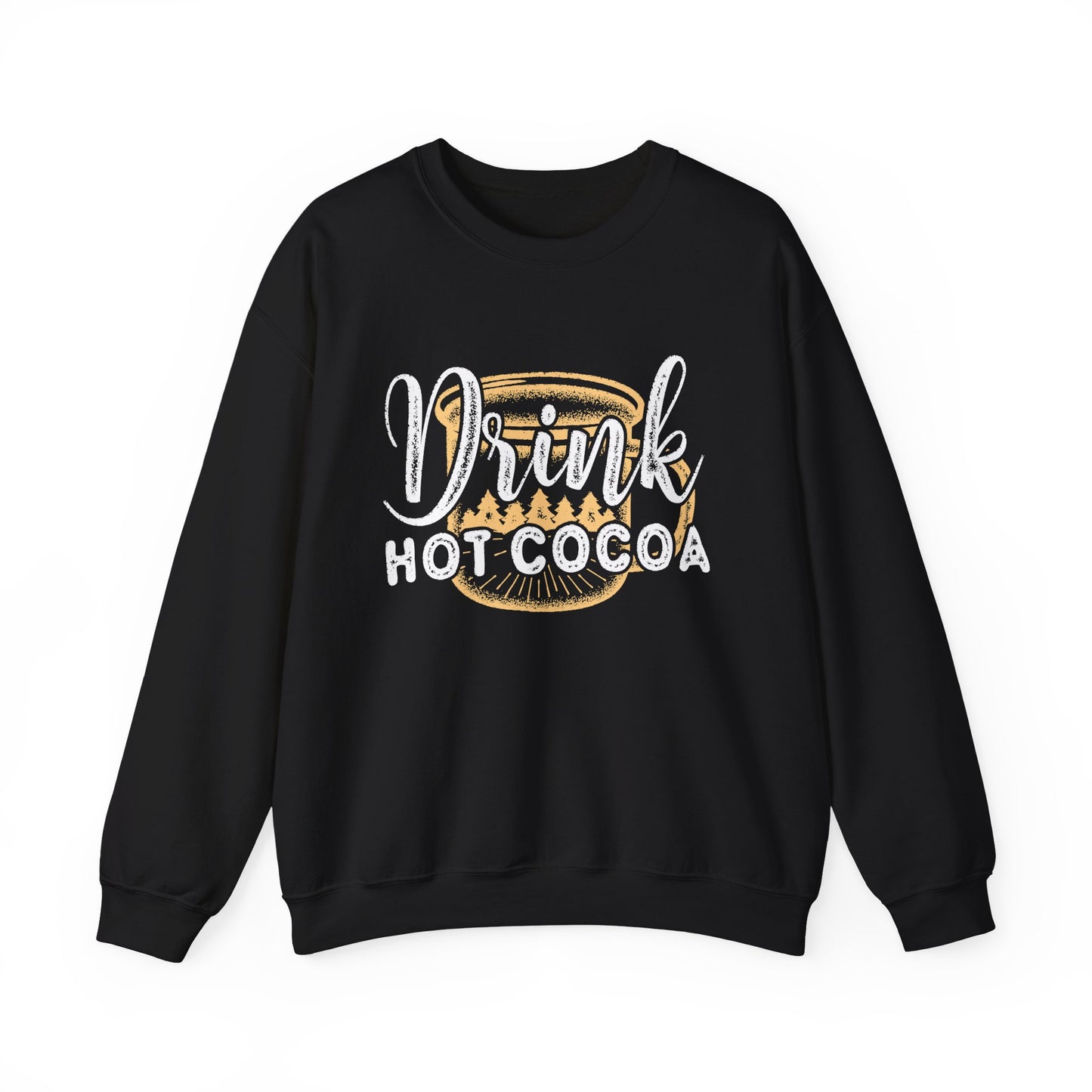 Drink Hot Cocoa - Unisex Heavy Blend™ Crewneck Sweatshirt