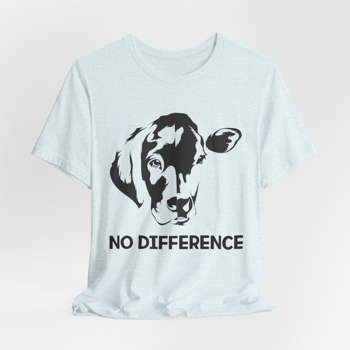 Vegan: No Difference - Unisex Jersey Short Sleeve Tee