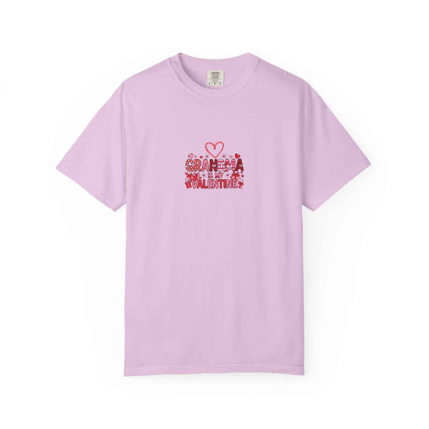 Grandma Is My Valentine – Cute Valentine Graphic T-Shirt  - 14735
