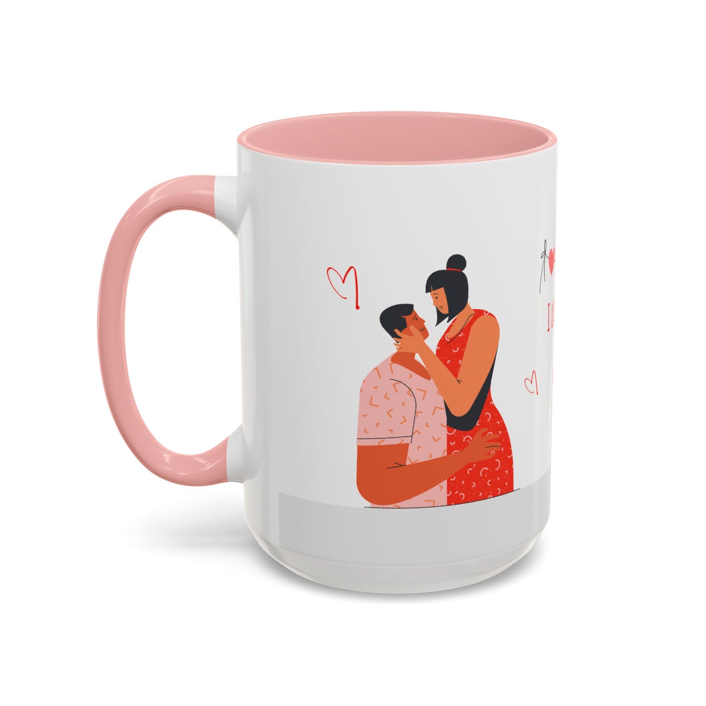 I love You - Accent Coffee Mug (11, 15oz) - 11136