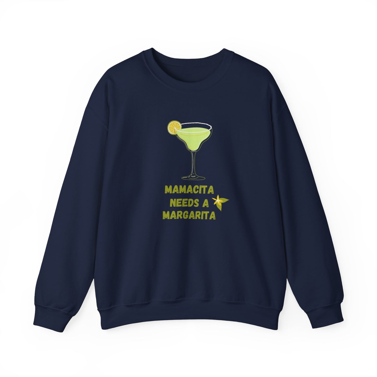 Mamacita Needs a Margarita Sweatshirt | Unisex Heavy Blend™ Crewneck - 11891