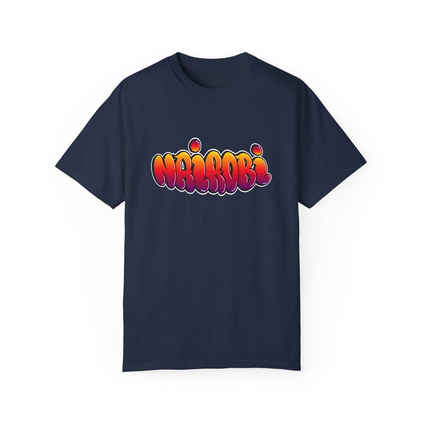 Nairobi Graphic T-Shirt - Unisex Garment-Dyed Tee - 12181