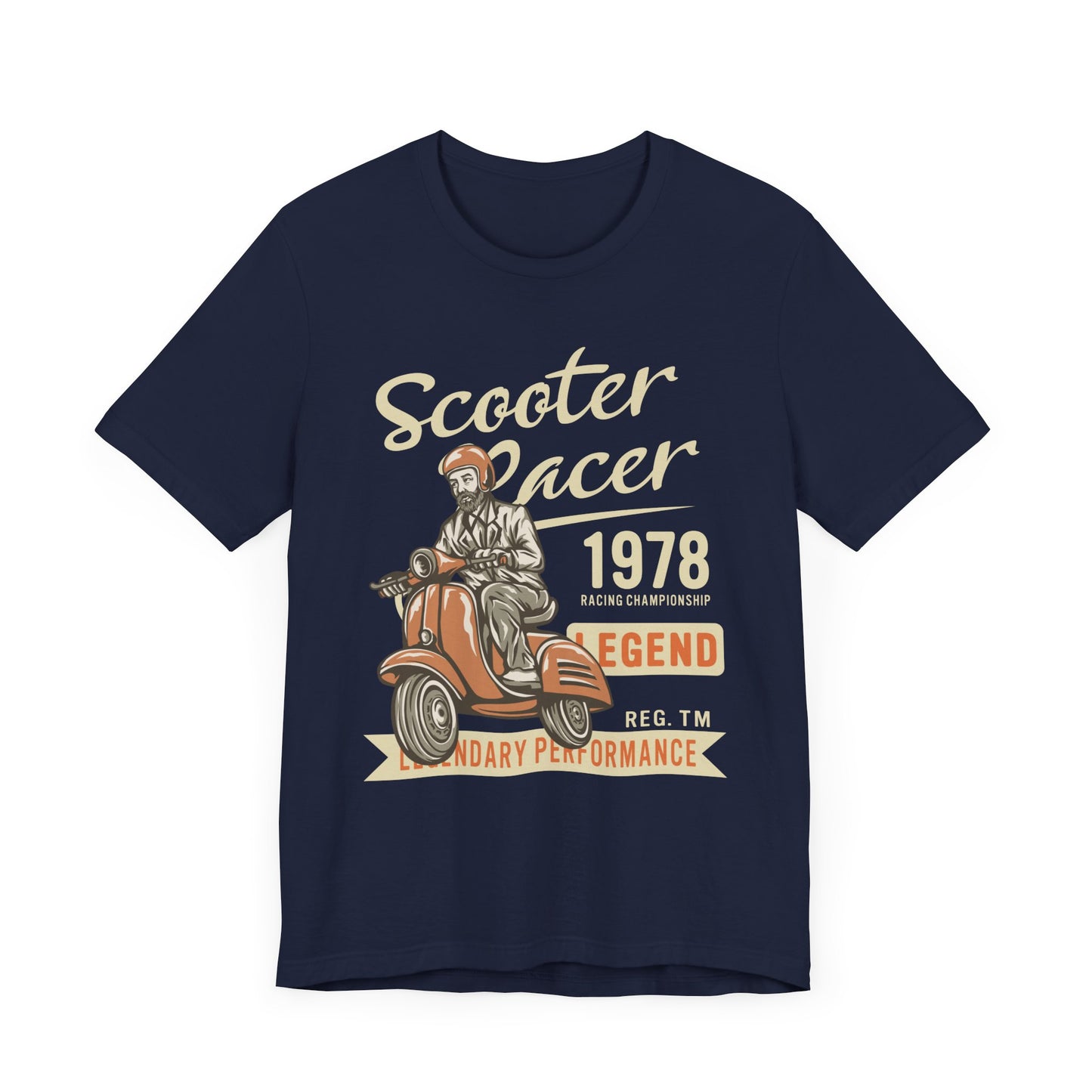 Scooter Racer - Unisex Jersey Short Sleeve Tee - 13376