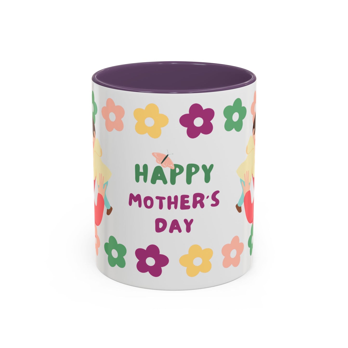Happy Mother's Day Floral Accent Coffee Mug - 11/15oz - 12491