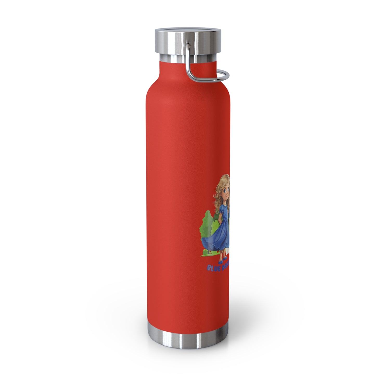 Blue Dress Princess, Royal Finesse - Copper Vacuum Insulated Bottle, 22oz - 11636