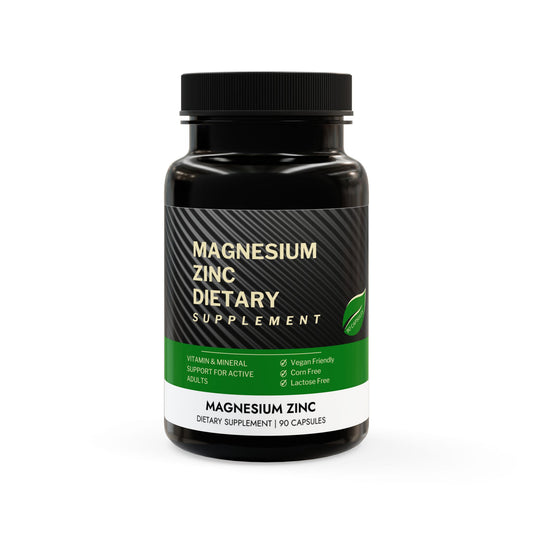 Magnesium Zinc Supplement (90 Capsules)