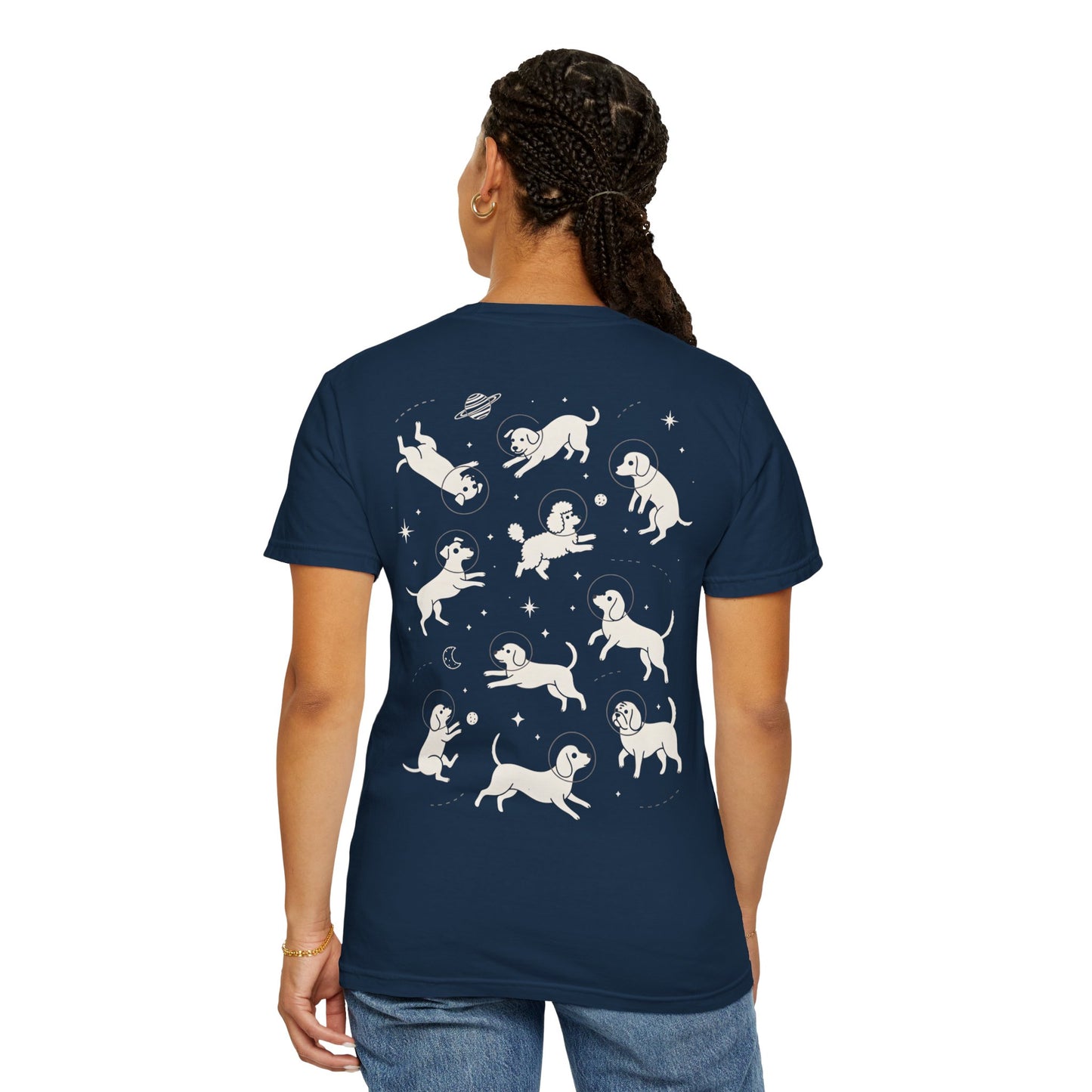 Space Dogs T-Shirt – Cute Astronaut Dog Graphic Tee for Dog Lovers - 14680