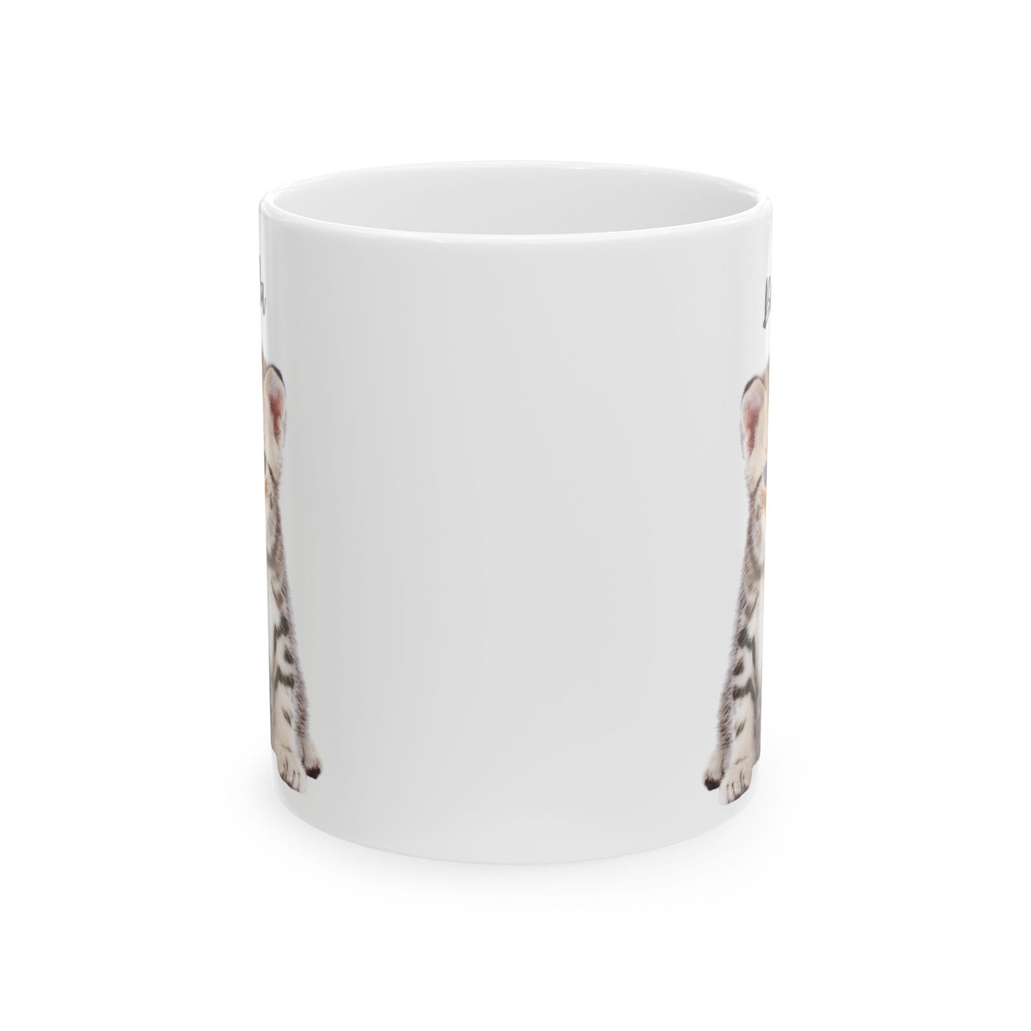 Cute Pet Ceramic Mug for Animal Lovers, Cat/ Dog Coffee Cup, Personalized Gift for Birthdays, Holidays, Home Decor - 14192
