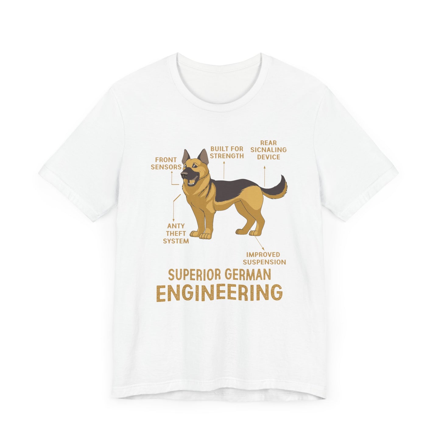 Engineer: Superior German Engineering - Unisex Jersey Short Sleeve Tee