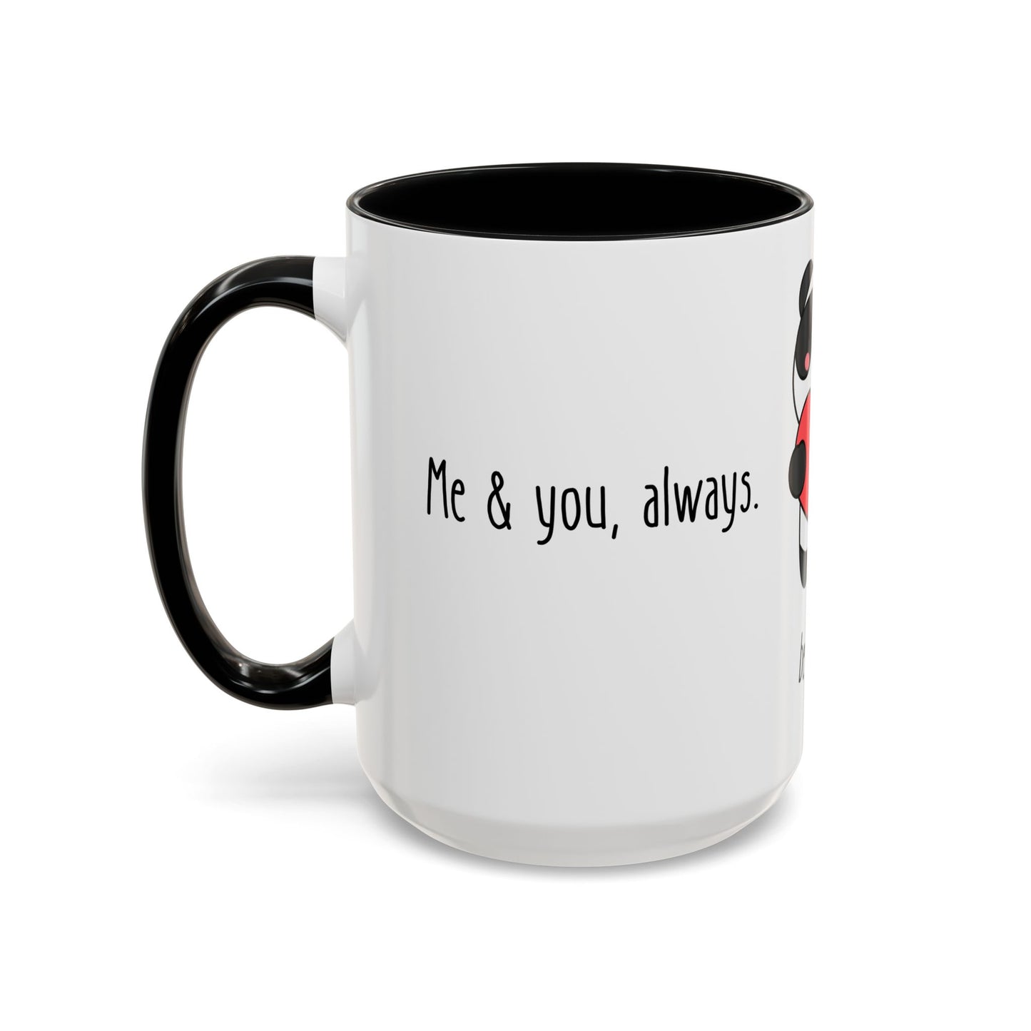 Panda, Be Mine - Accent Coffee Mug (11, 15oz) - 11431