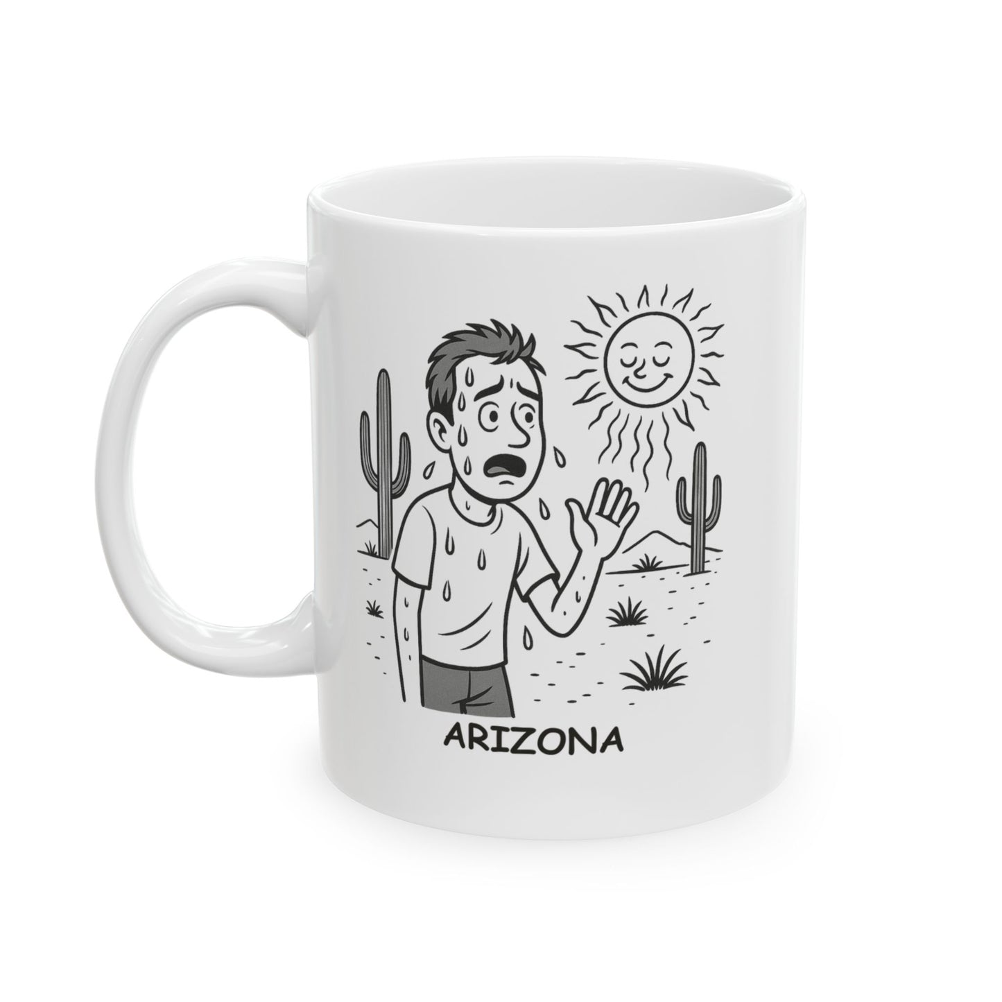 "If you think it's hot now, wait for summer." Ceramic Mug - 13074