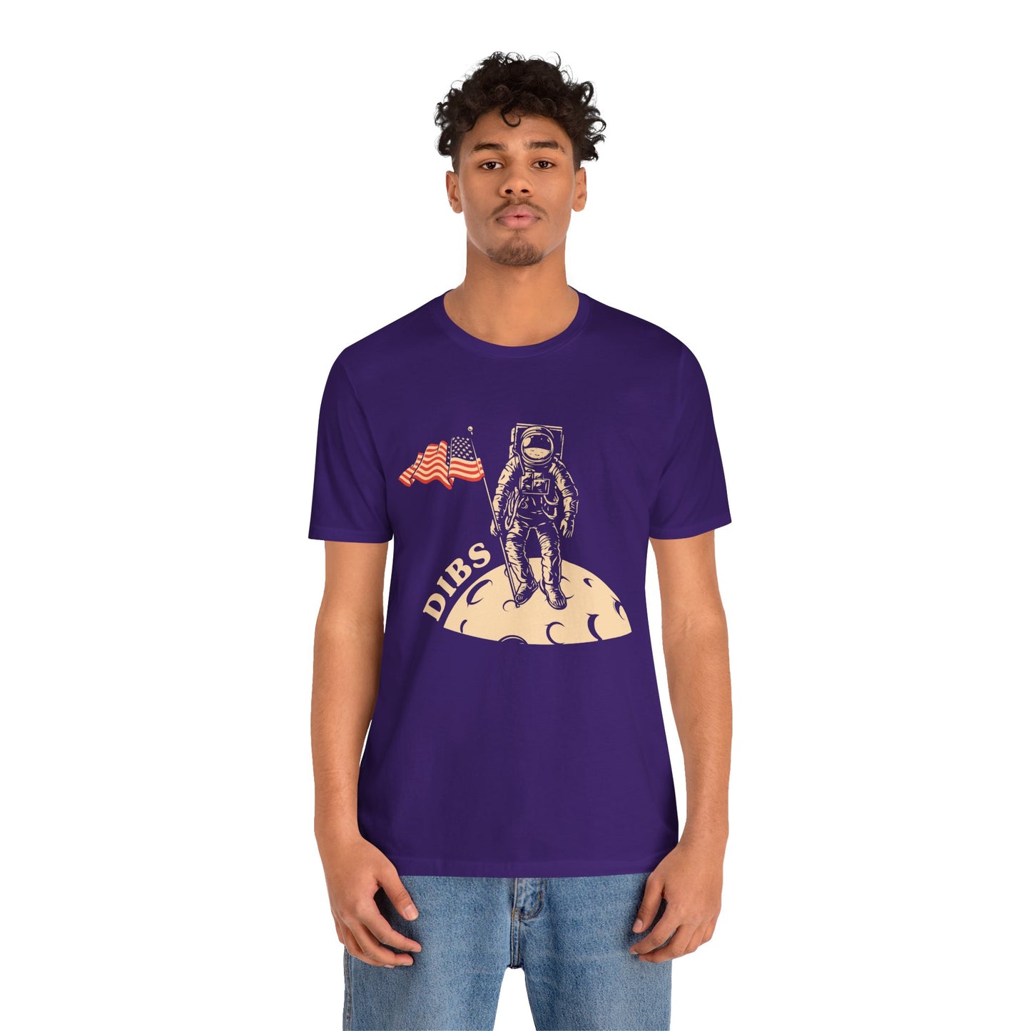 US, July 4th,  Astronaut Adventure Tee - DIBS on the Moon, Space Lover Shirt,  Unisex Astronaut Tee - 13737