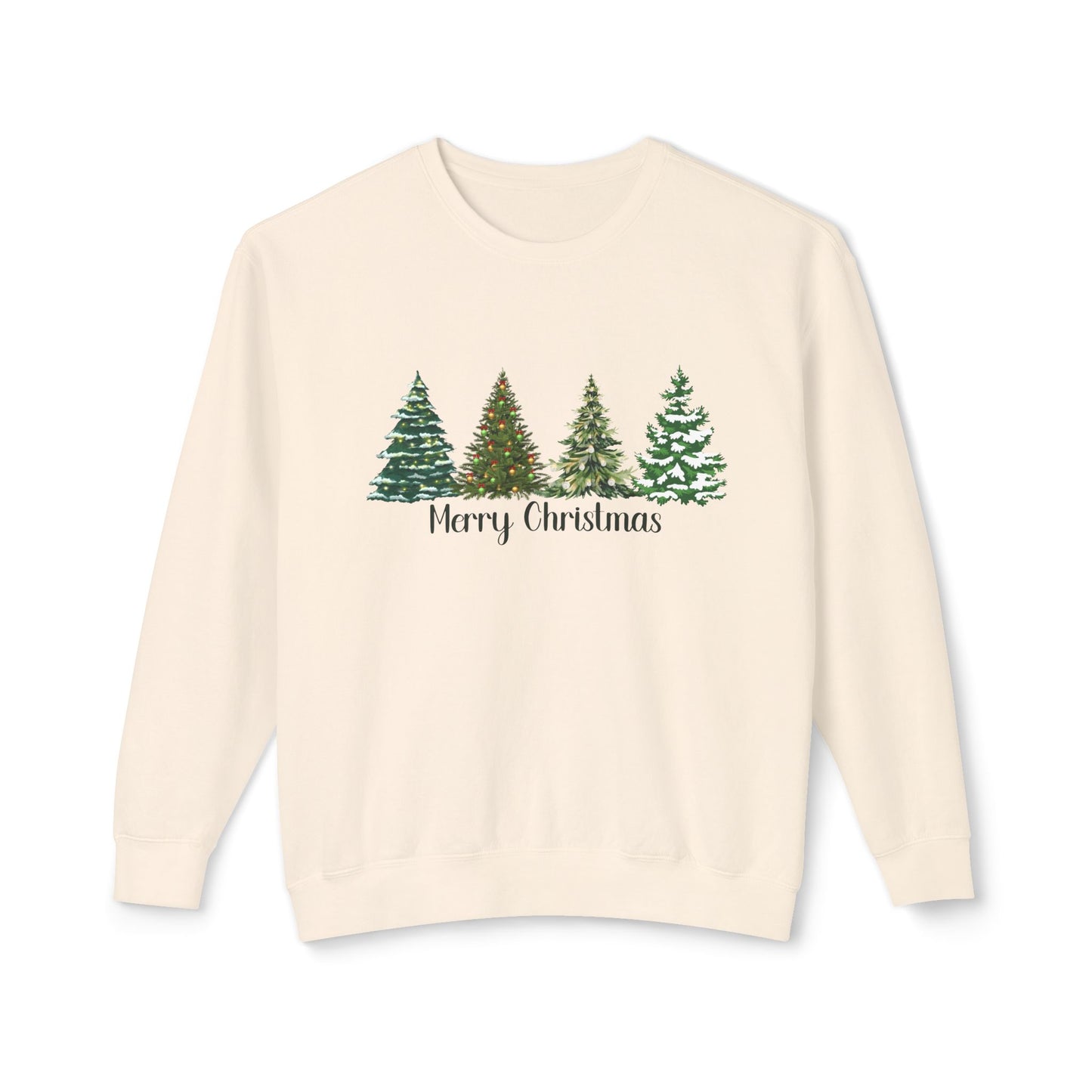 Winter Trees - Unisex Lightweight Crewneck Sweatshirt - 10238