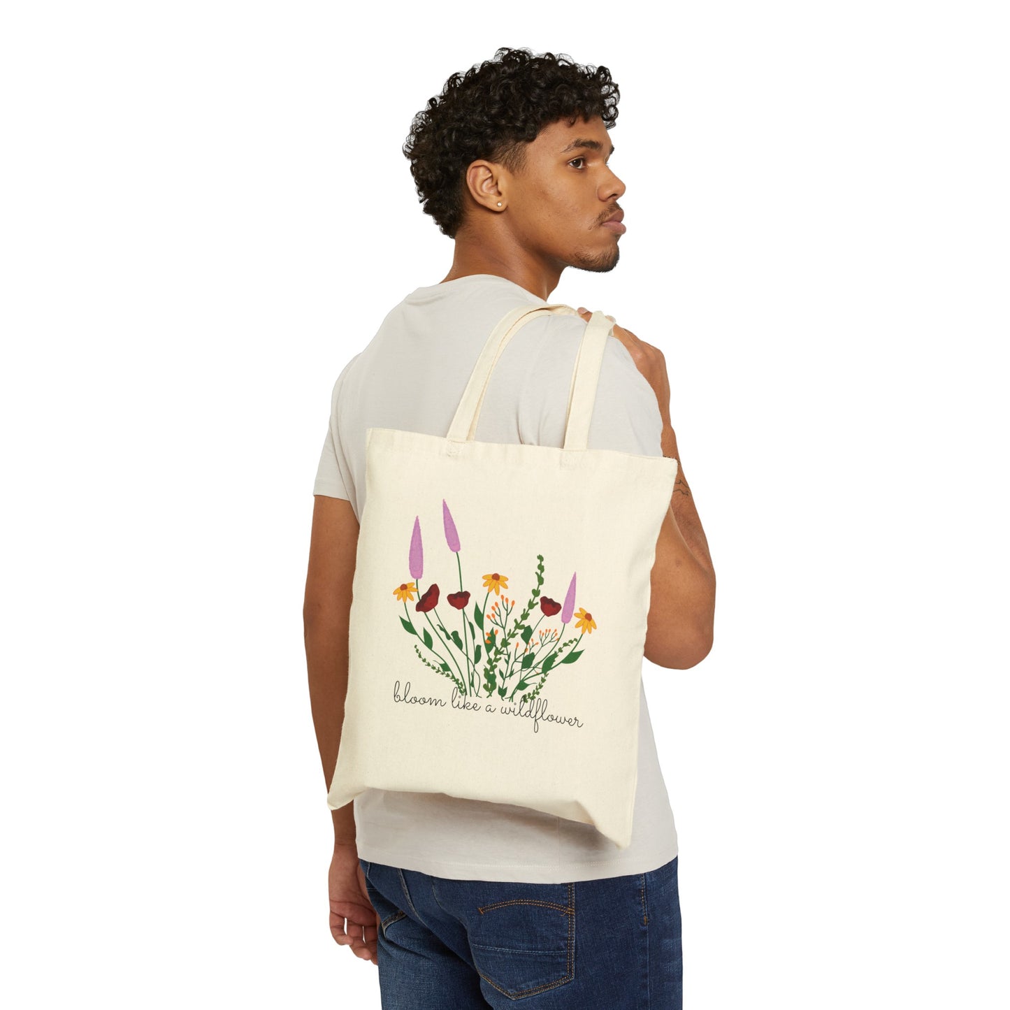 Wildflower Cotton Bag