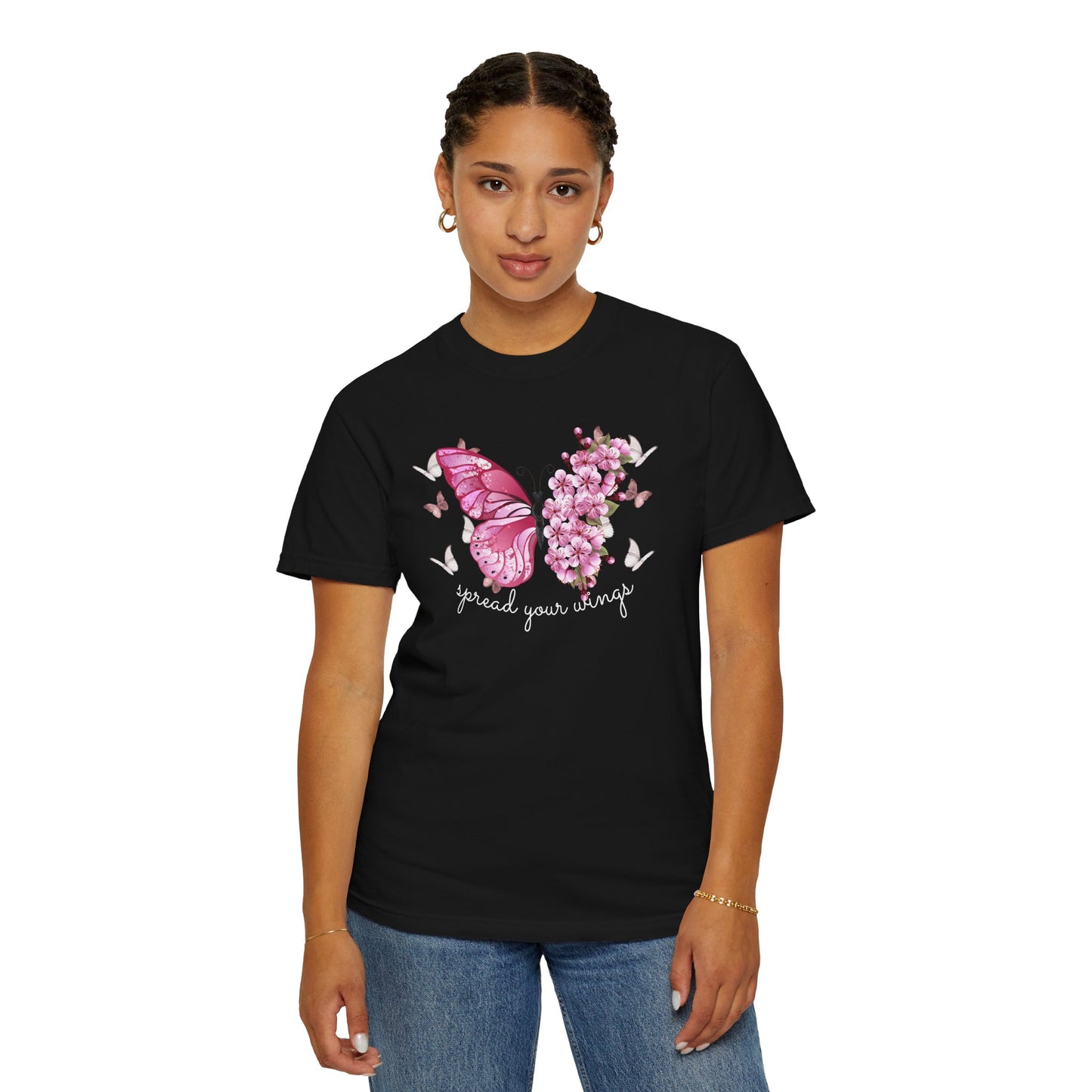 Butterfly, Embrace the Beauty of Nature - Unisex Garment-Dyed T-shirt - 10329