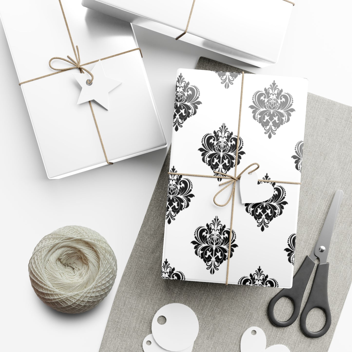 Vintage Black Pattern - Gift Wrap Papers - 10297