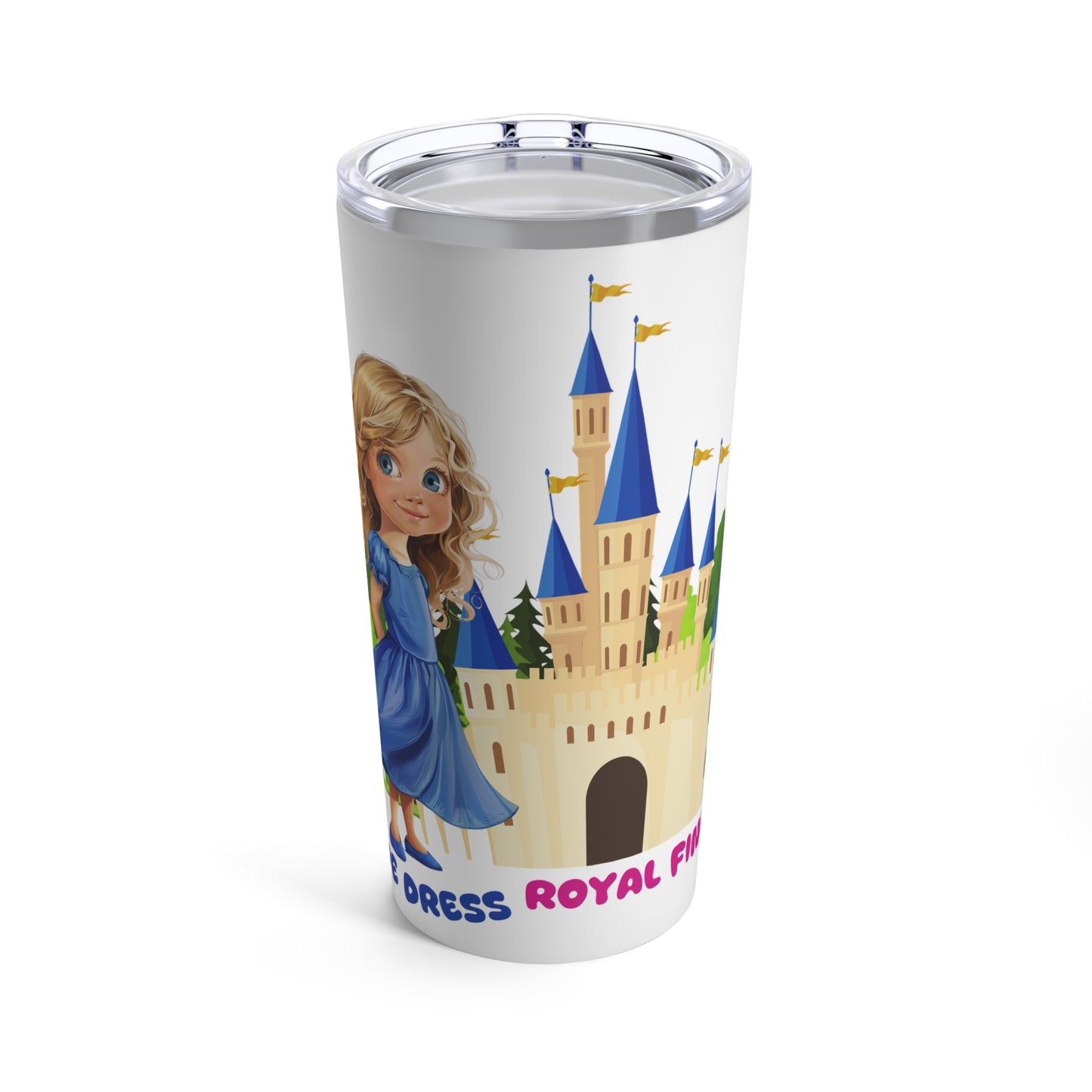 Blue Dress Princess, Royal Finesse - Tumbler 20oz