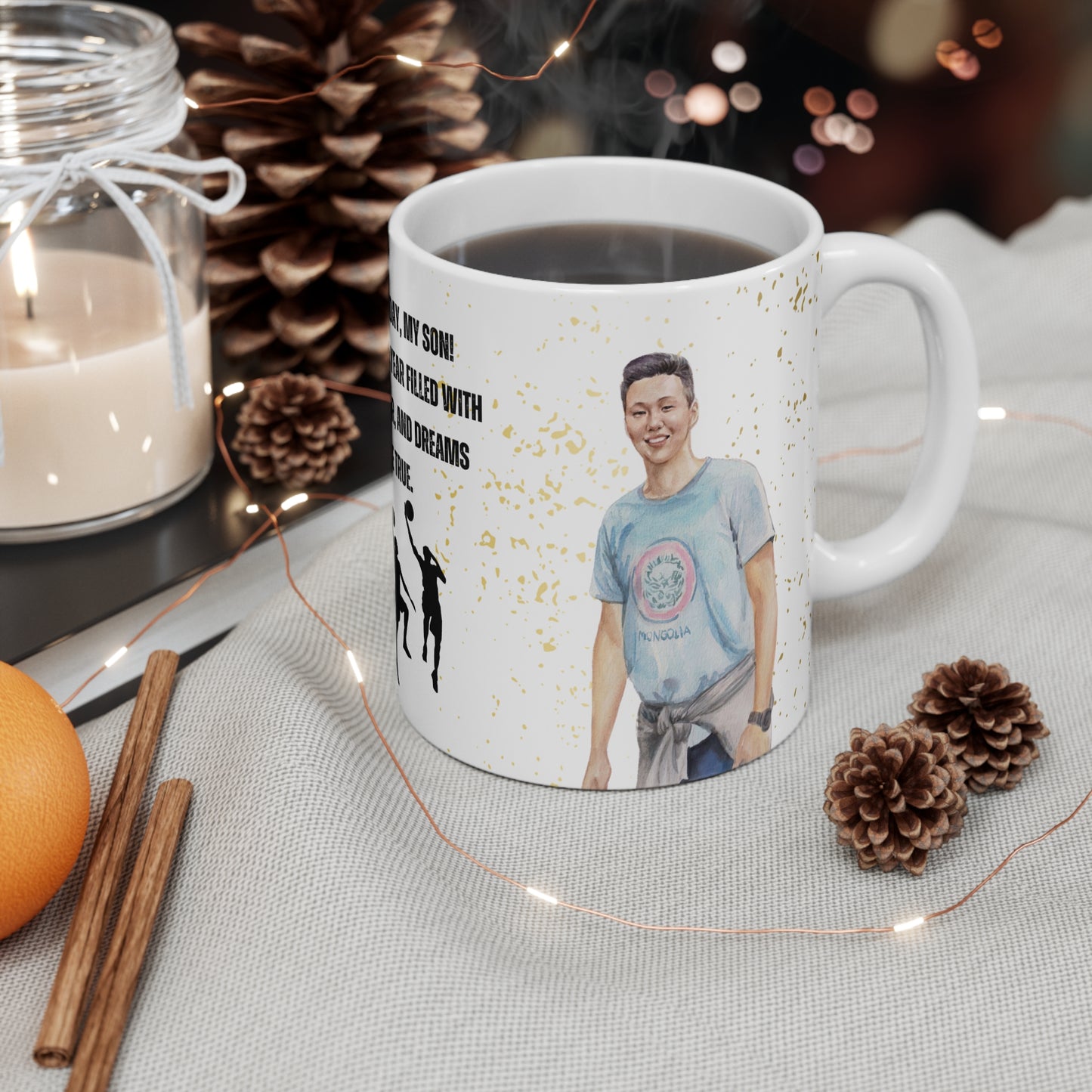 Happy Birthday to My Son, Customizable -  Mug 11oz