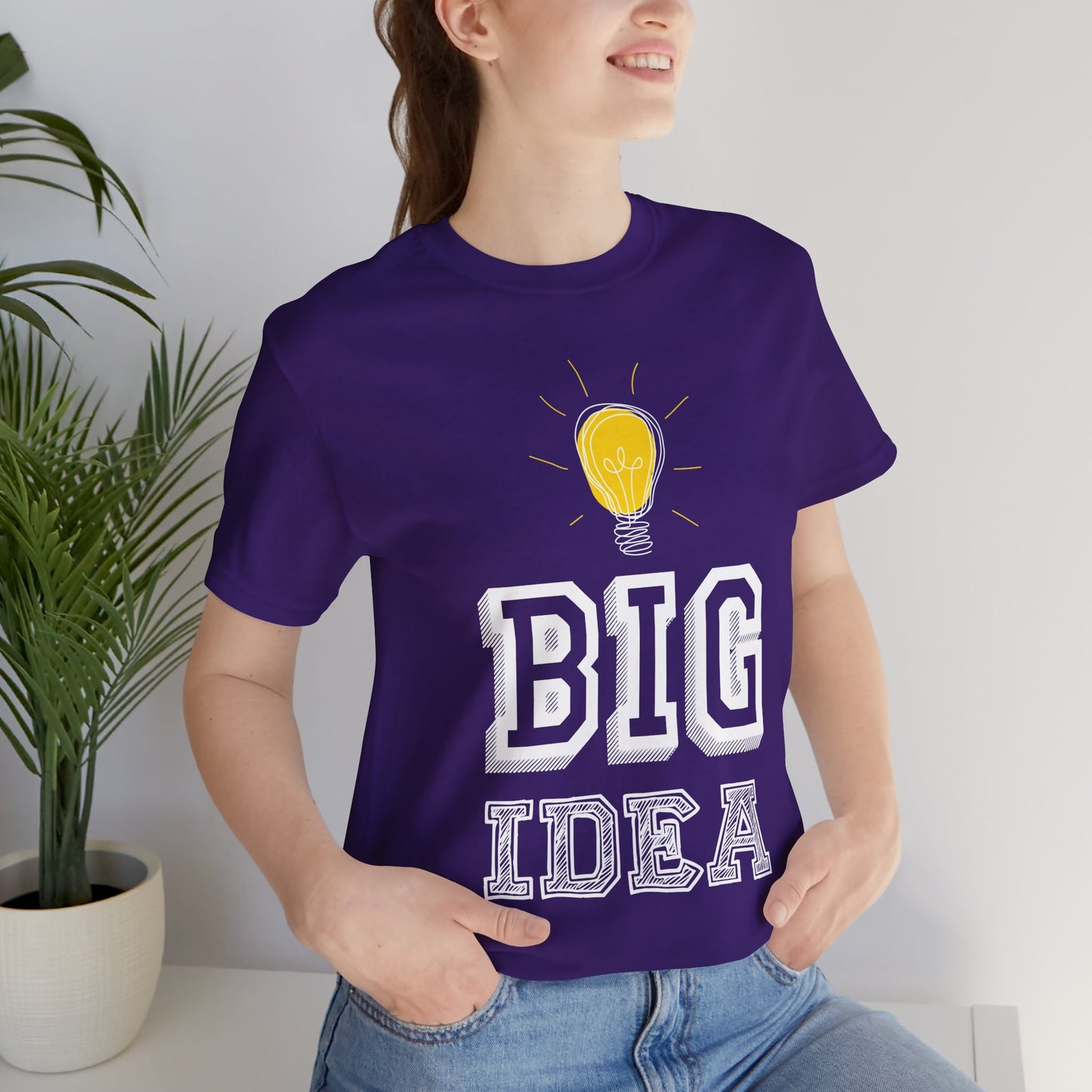 Motivational: Big Idea - Unisex Jersey Short Sleeve Tee - 12469