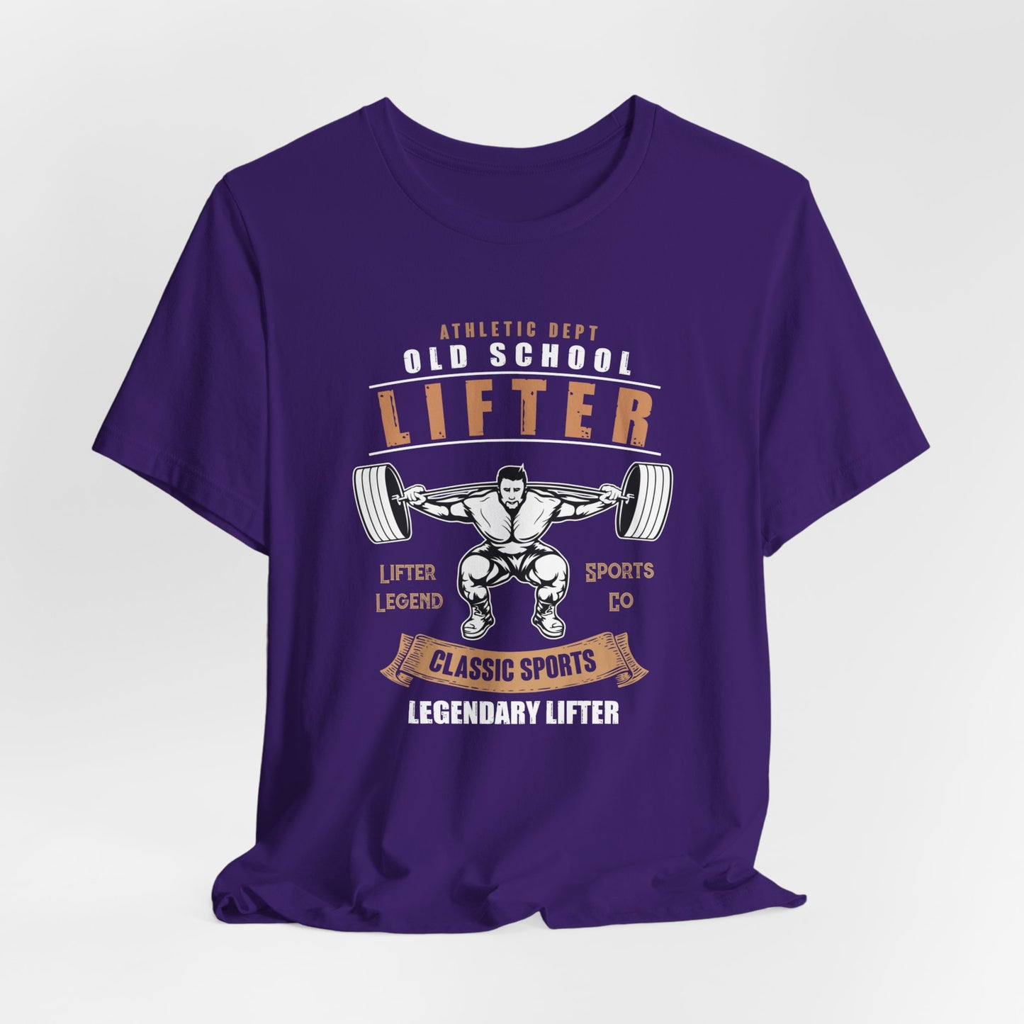 Gym: Old School Lifter - Unisex Jersey Short Sleeve Tee