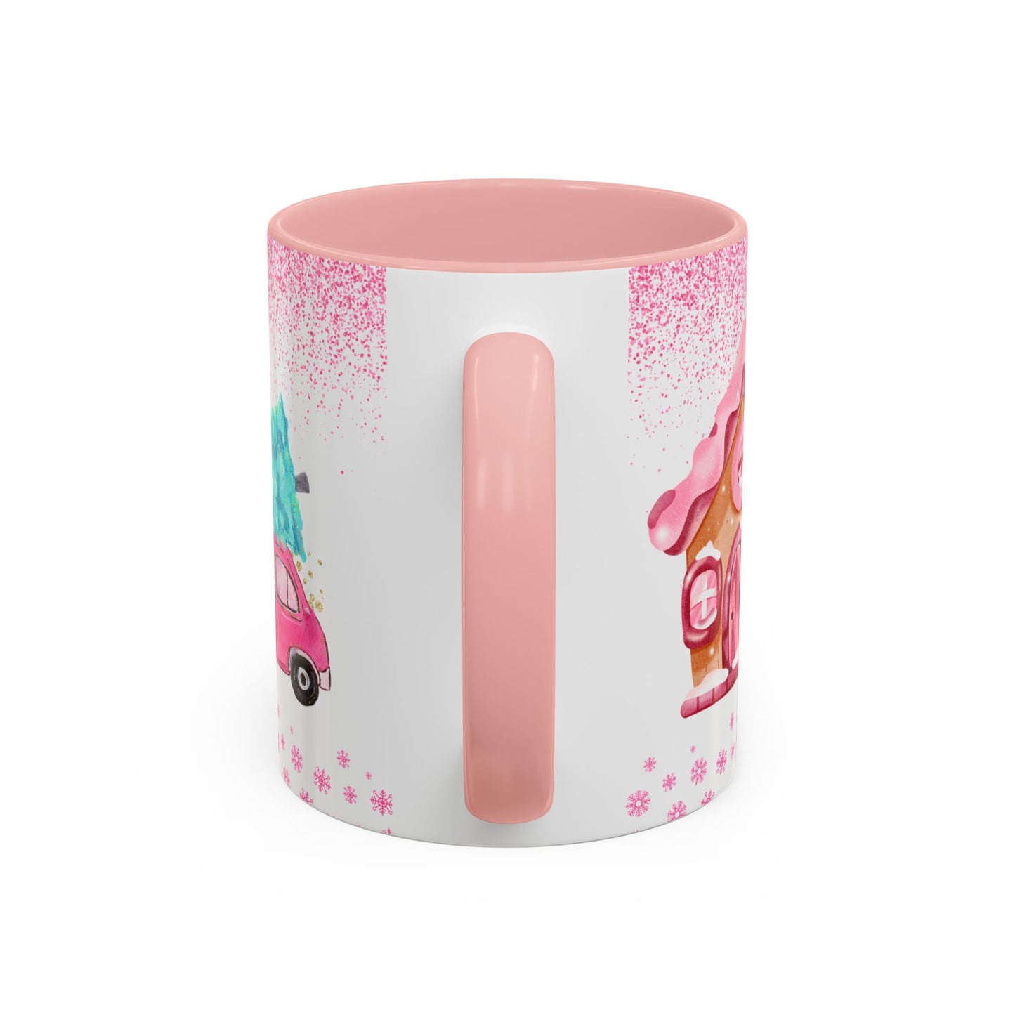 Pink Christmas - Accent Coffee Mug (11, 15oz)