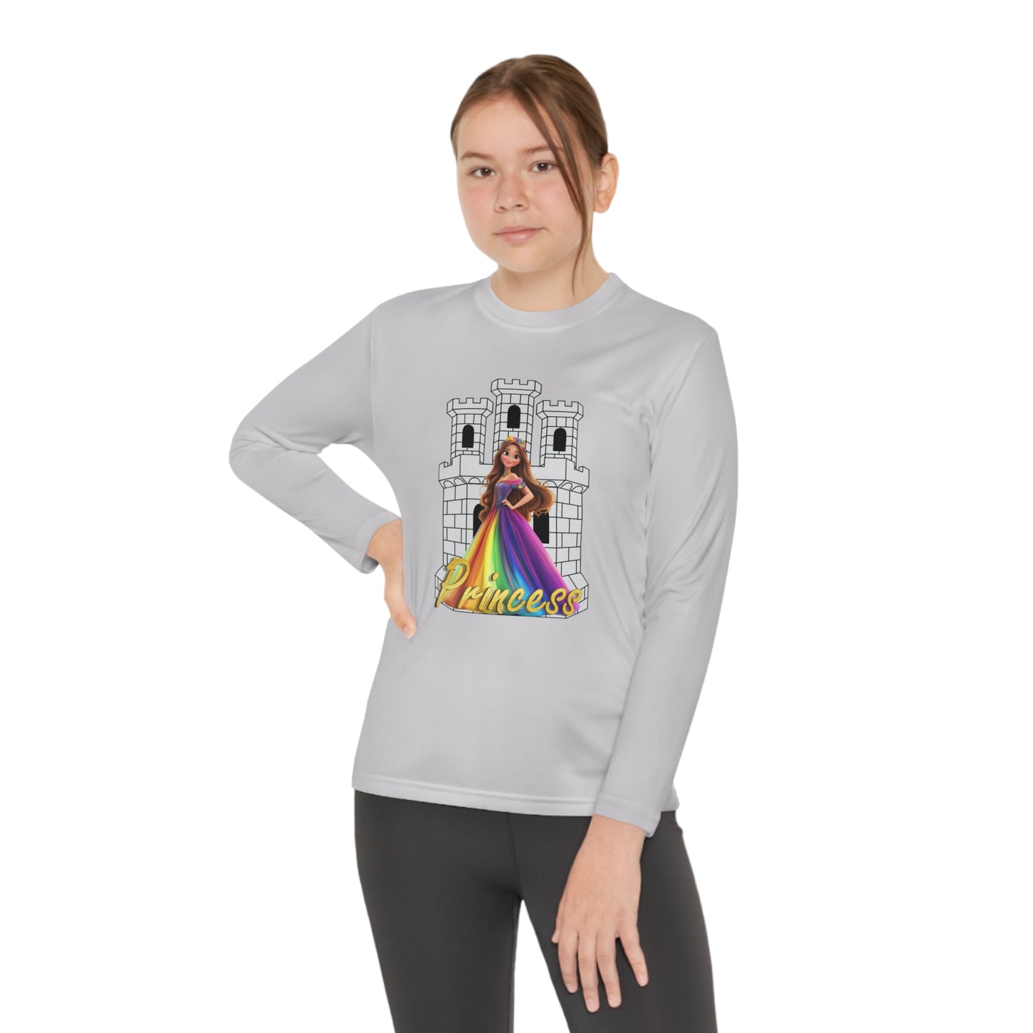 Every Girl Is a Princess  - Youth Long Sleeve Competitor Tee