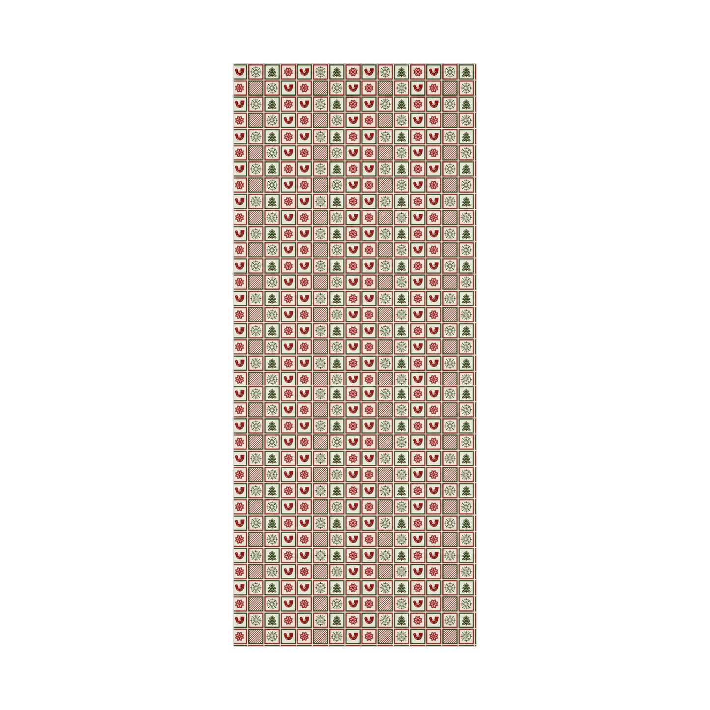 Merry Christmas, Red & Green Colored - Gift Wrap Papers - 10004