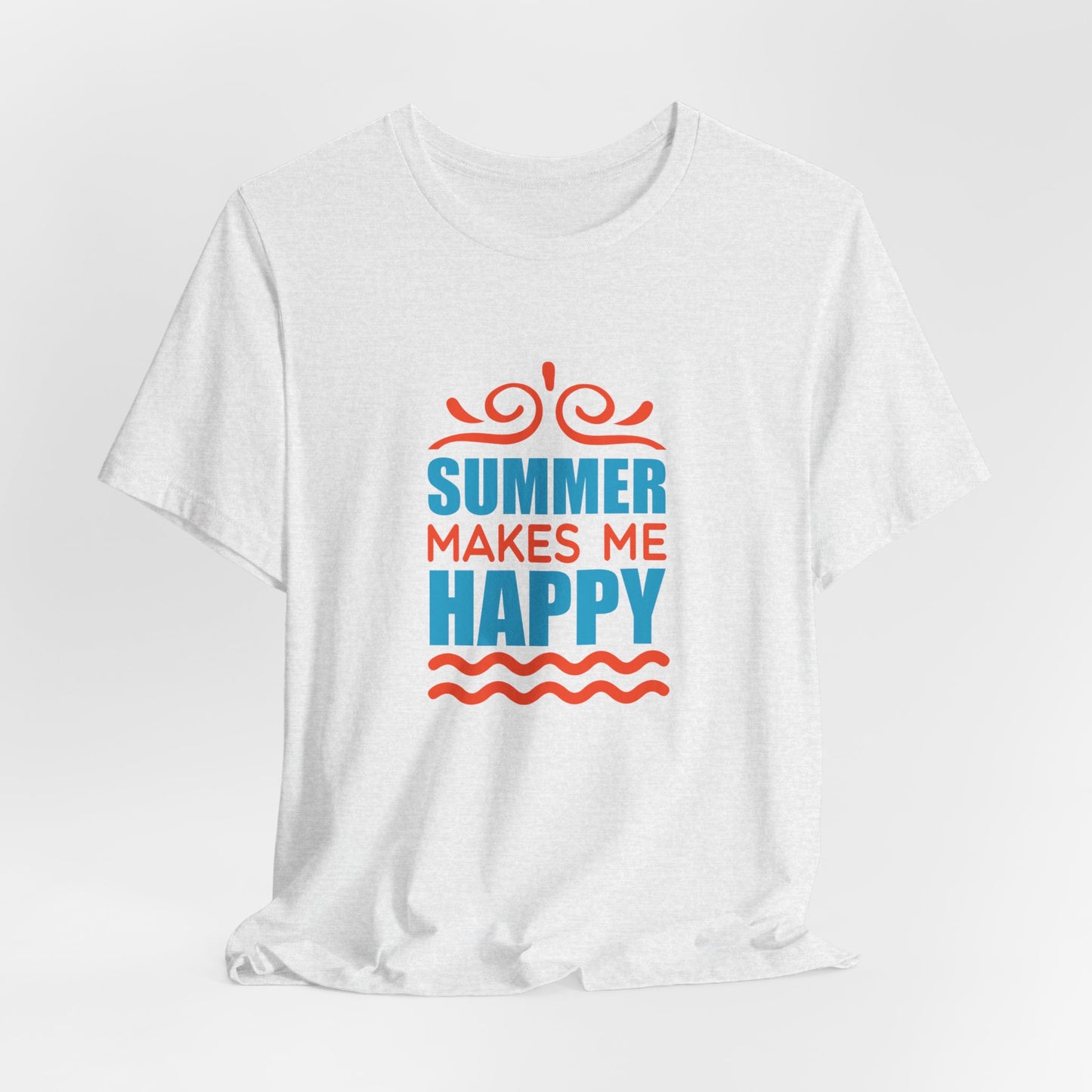 Summer Makes Me Happy - Unisex Jersey Short Sleeve Tee