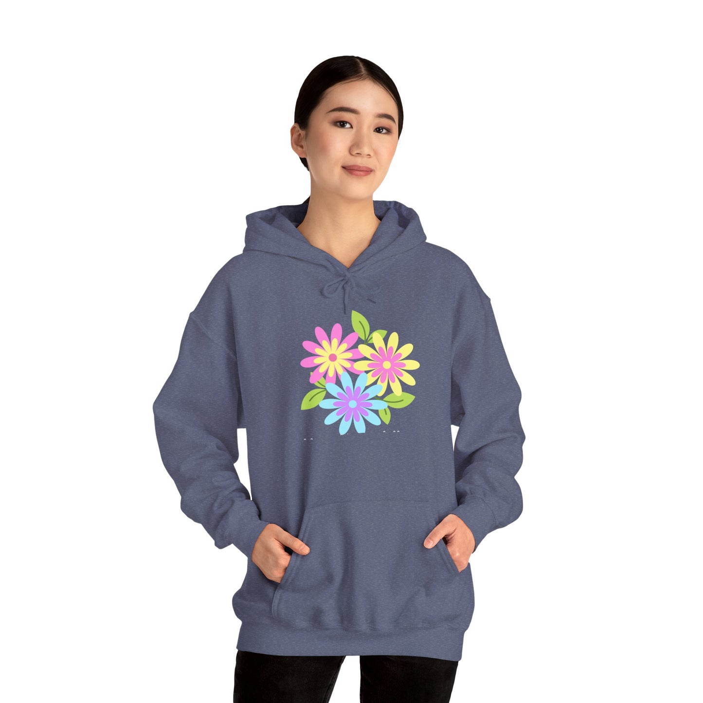 Bright Flower Unisex Heavy Blend™ Hooded Sweatshirt