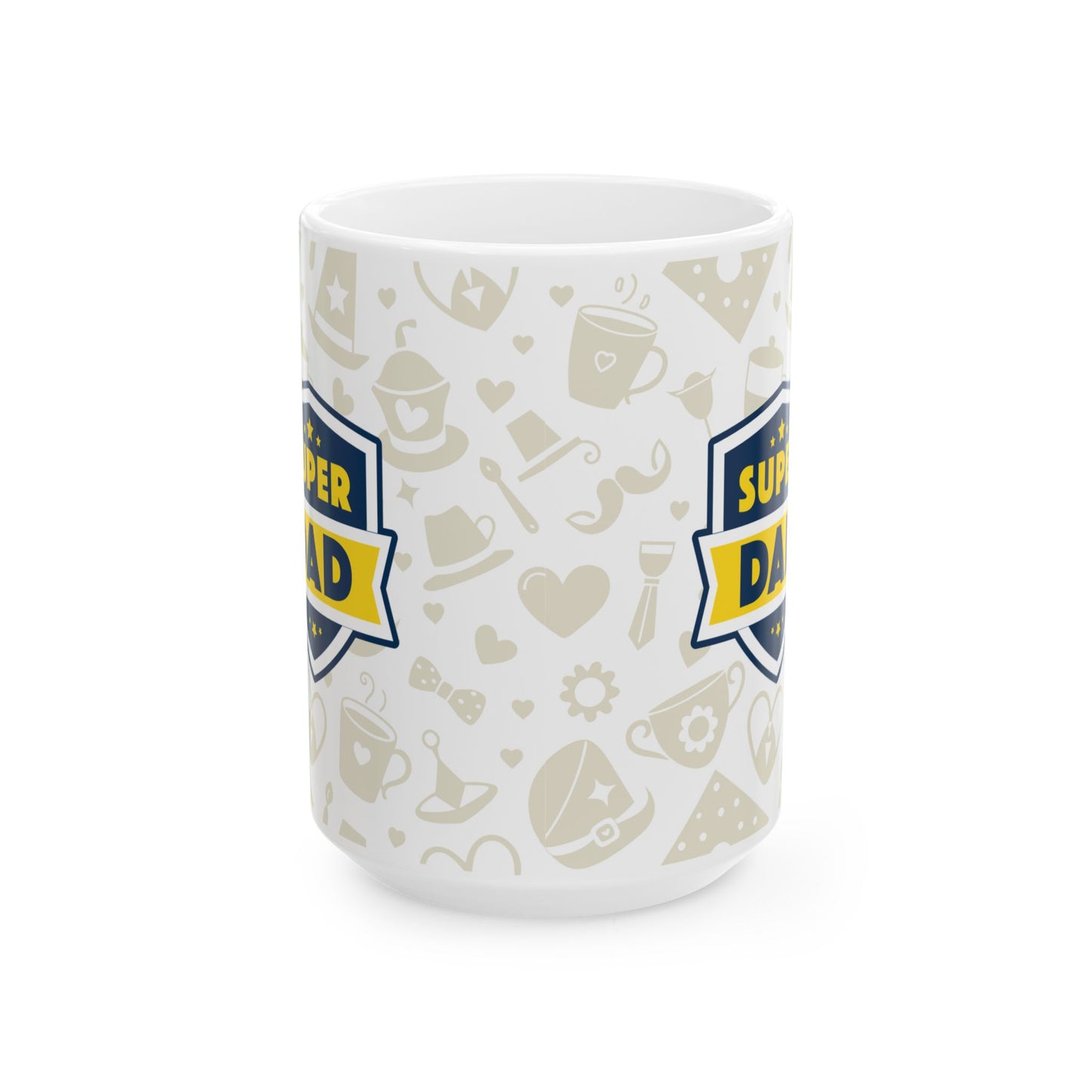 Super Dad Ceramic Mug - Perfect Gift for Father's Day, Coffee Lovers, Birthdays, Family Gatherings, and Everyday Use - 14004