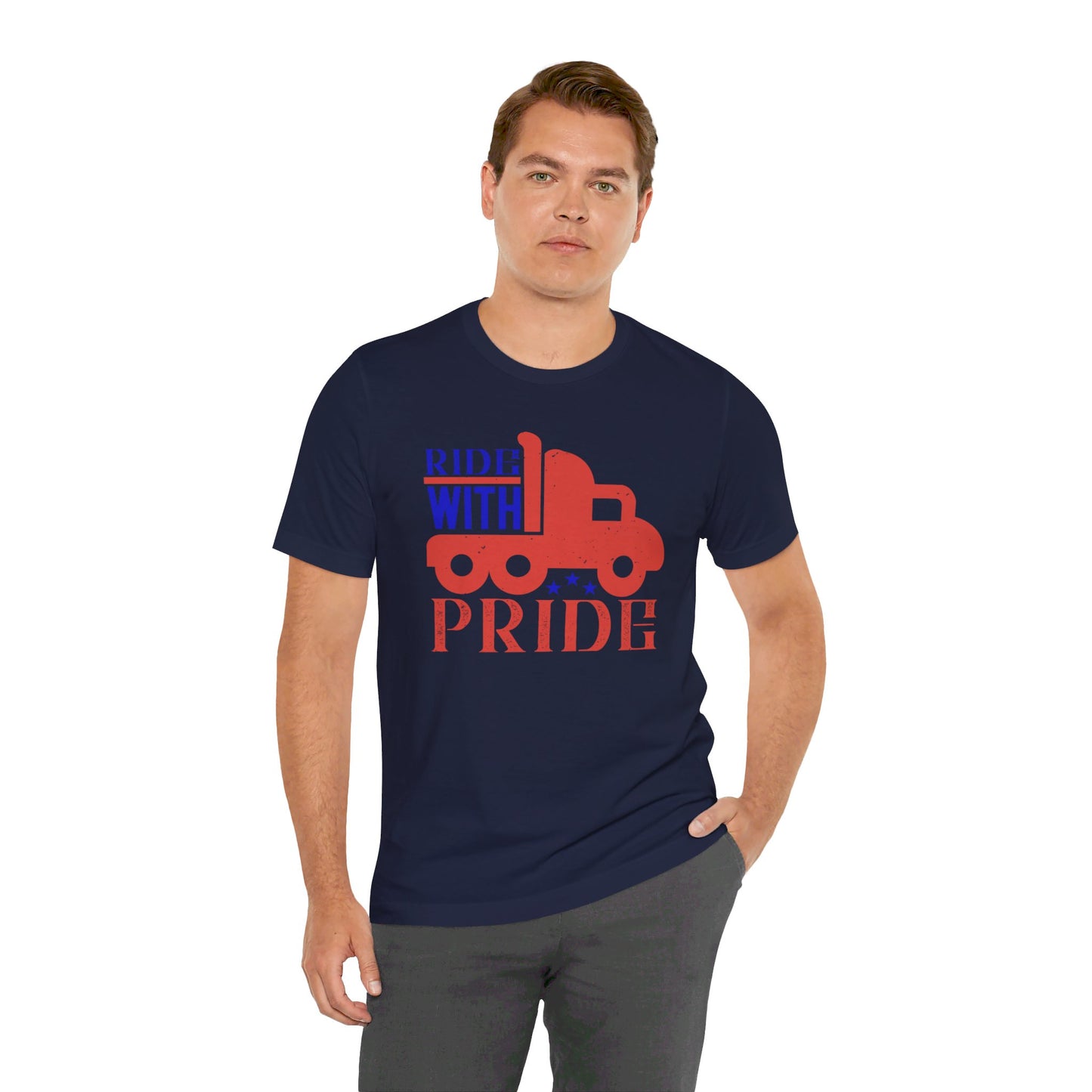 Ride With Pride - Unisex Jersey Short Sleeve Tee