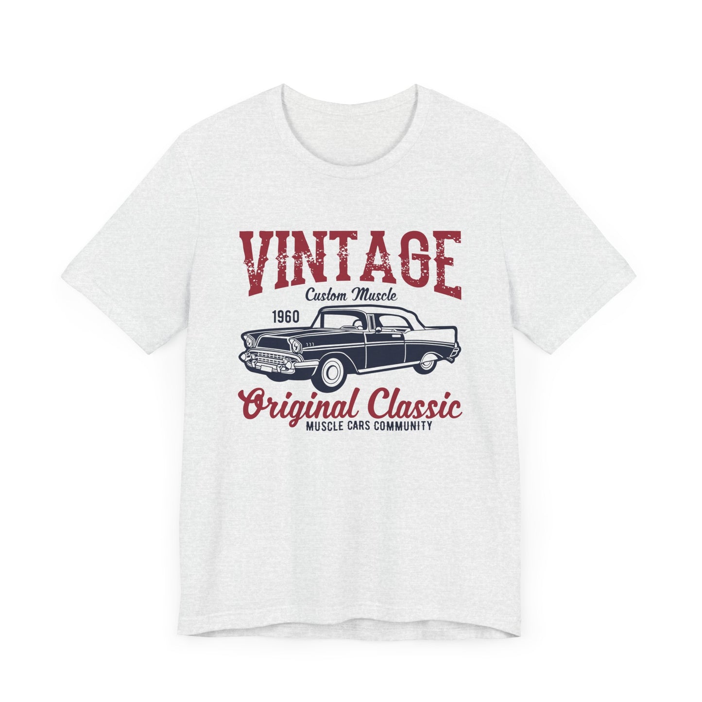 Vintage Custom Muscle, Original Classic - Unisex Jersey Short Sleeve Tee - 12612