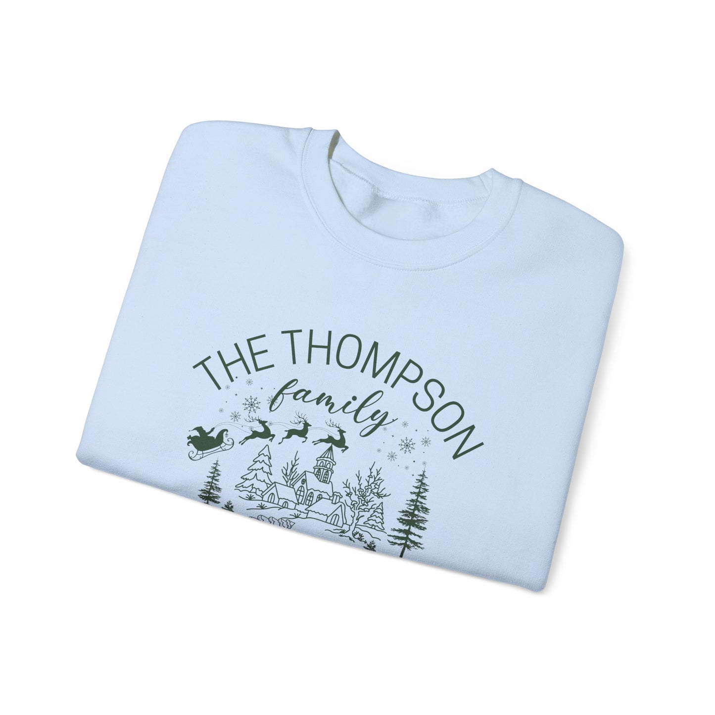 The Thompson Family, Customizable  - Unisex Heavy Blend™ Crewneck Sweatshirt