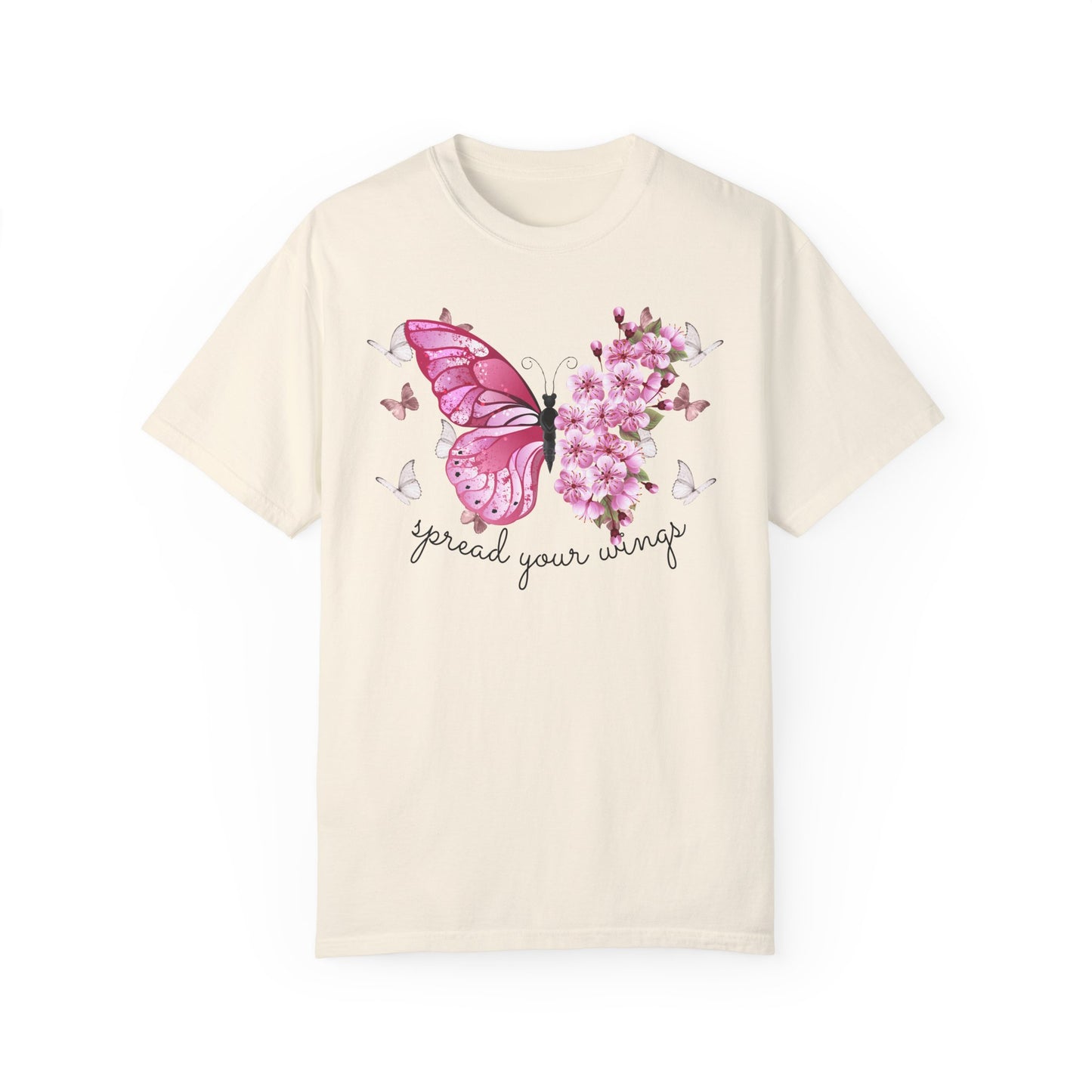 Butterfly, Embrace the Beauty of Nature - Unisex Garment-Dyed T-shirt - 10329