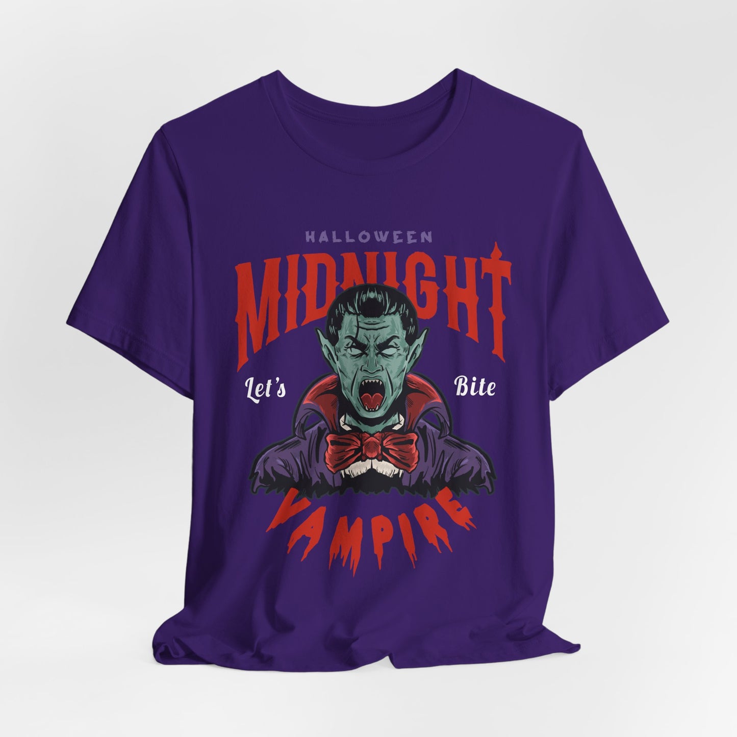 Halloween Midnight, Let's Bite Vampire - Unisex Jersey Short Sleeve Tee - 12937